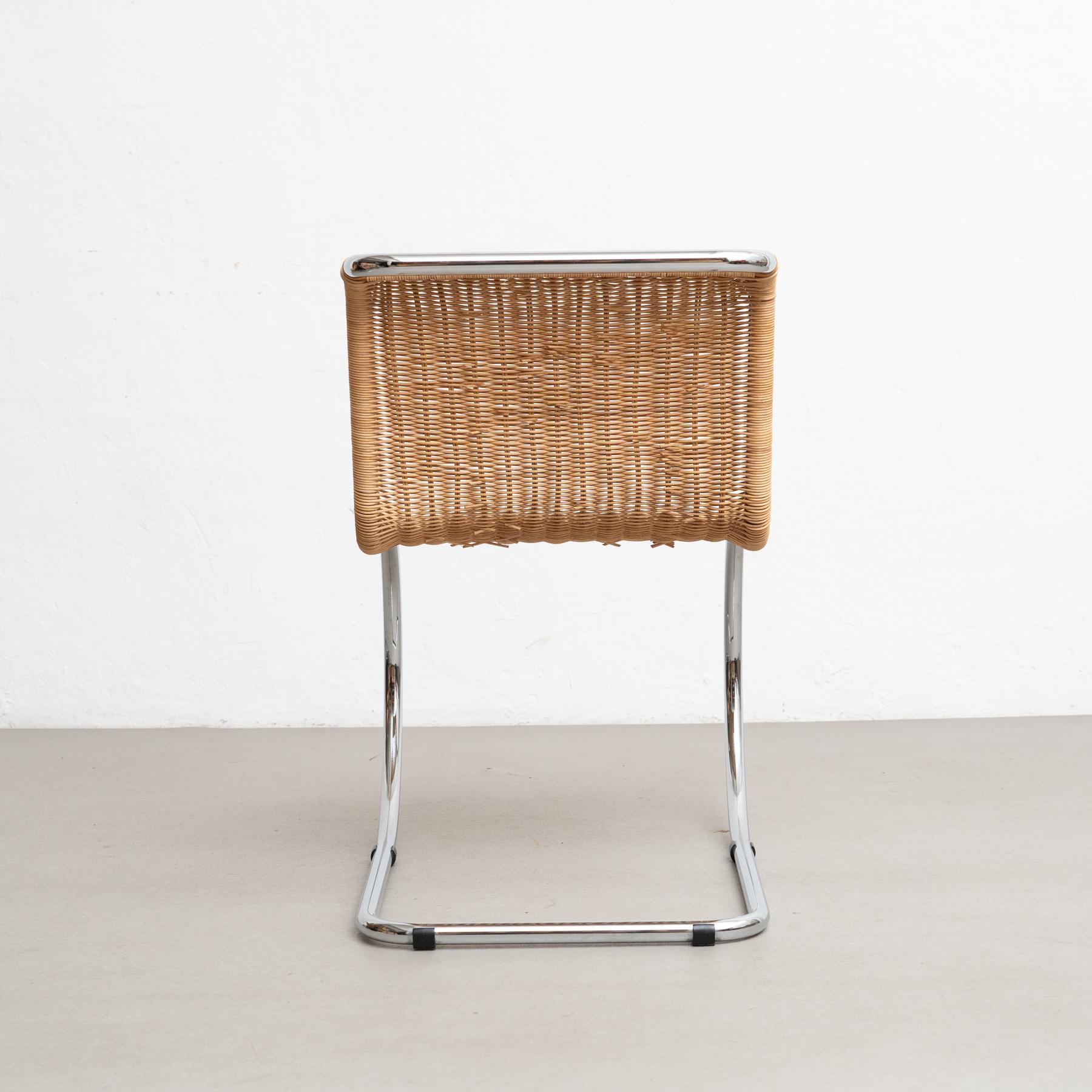 Mies Van Der Rohe B42 Rattan Sessel von Tecta, um 1960 im Zustand „Gut“ im Angebot in Barcelona, Barcelona
