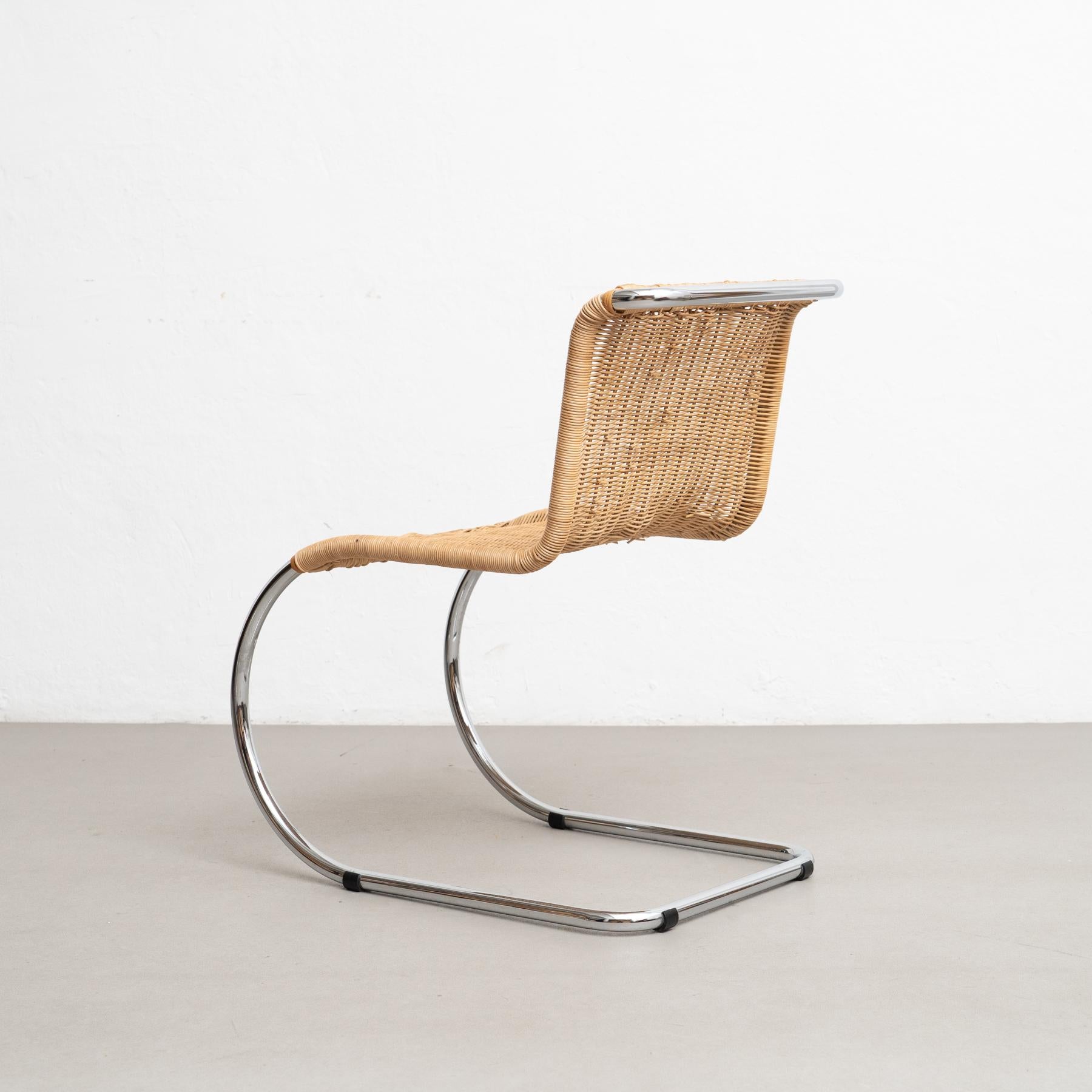 Mies Van Der Rohe B42 Rattan Sessel von Tecta, um 1960 (Mitte des 20. Jahrhunderts) im Angebot