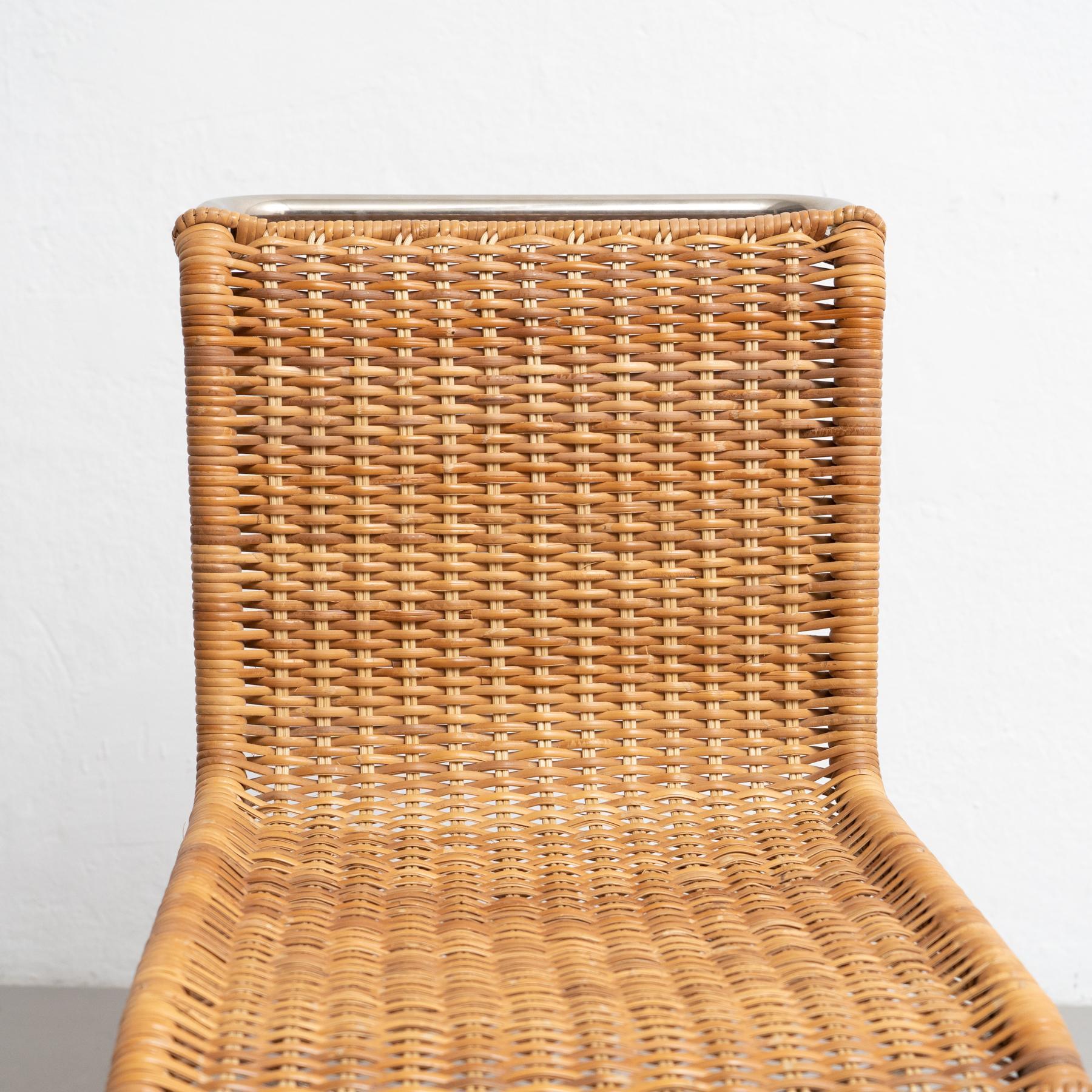 Mies Van Der Rohe B42 Rattan Easy Chair by Tecta, circa 1960 2