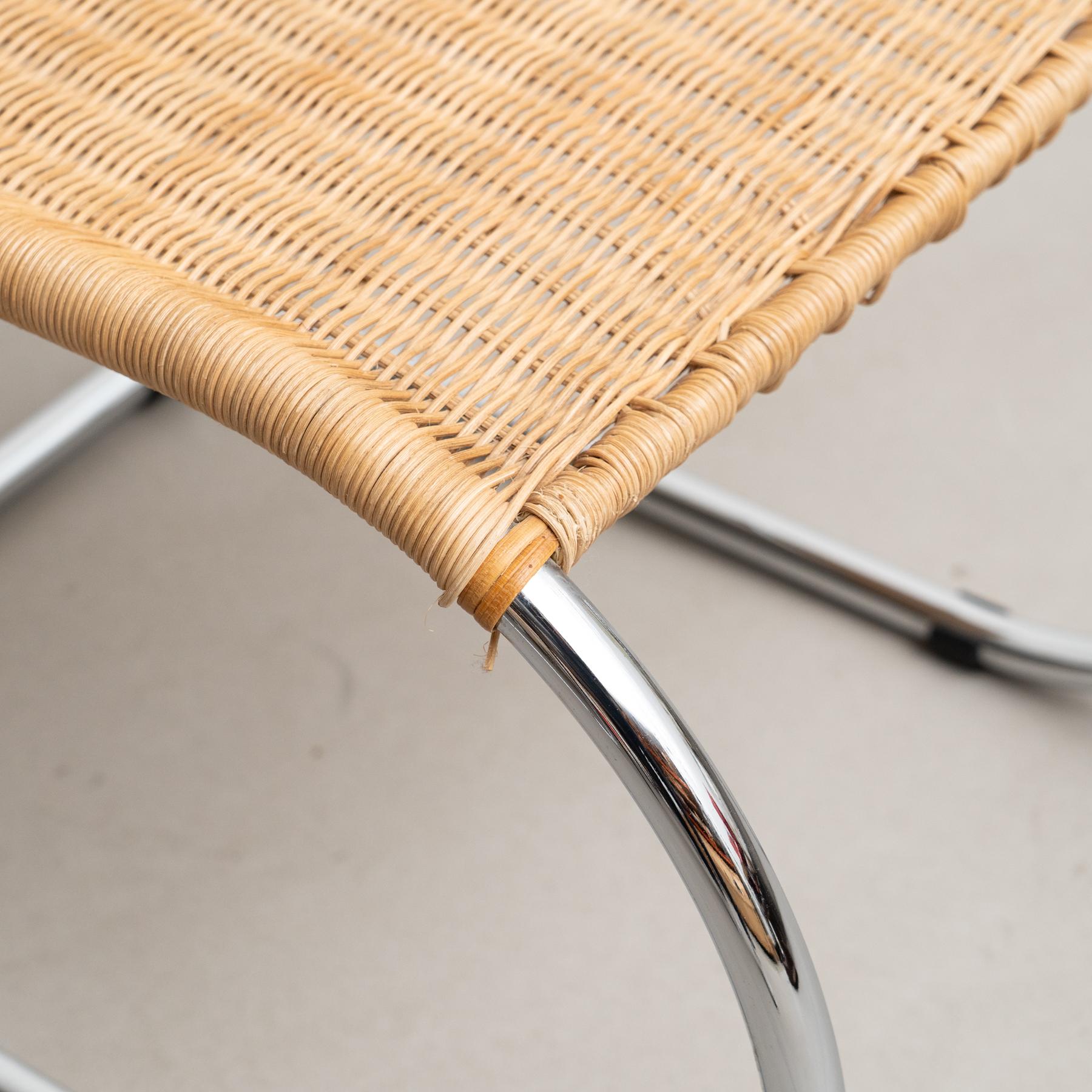 Mies Van Der Rohe B42 Rattan Sessel von Tecta, um 1960 im Angebot 2