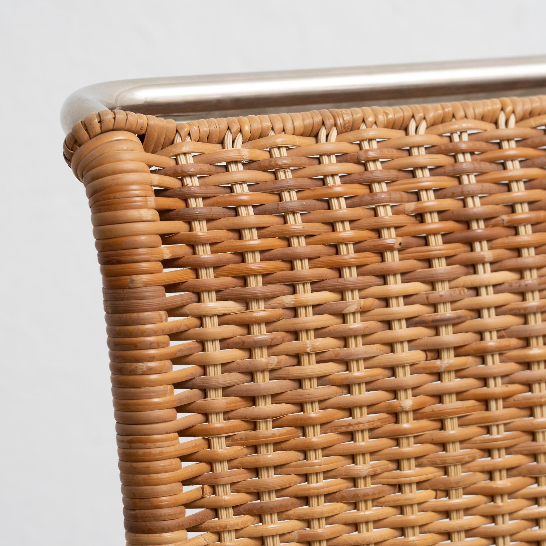 Mies Van Der Rohe B42 Rattan Easy Chair by Tecta, circa 1960 3