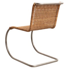 Butaca de ratán Mies Van Der Rohe B42 de Tecta, hacia 1960