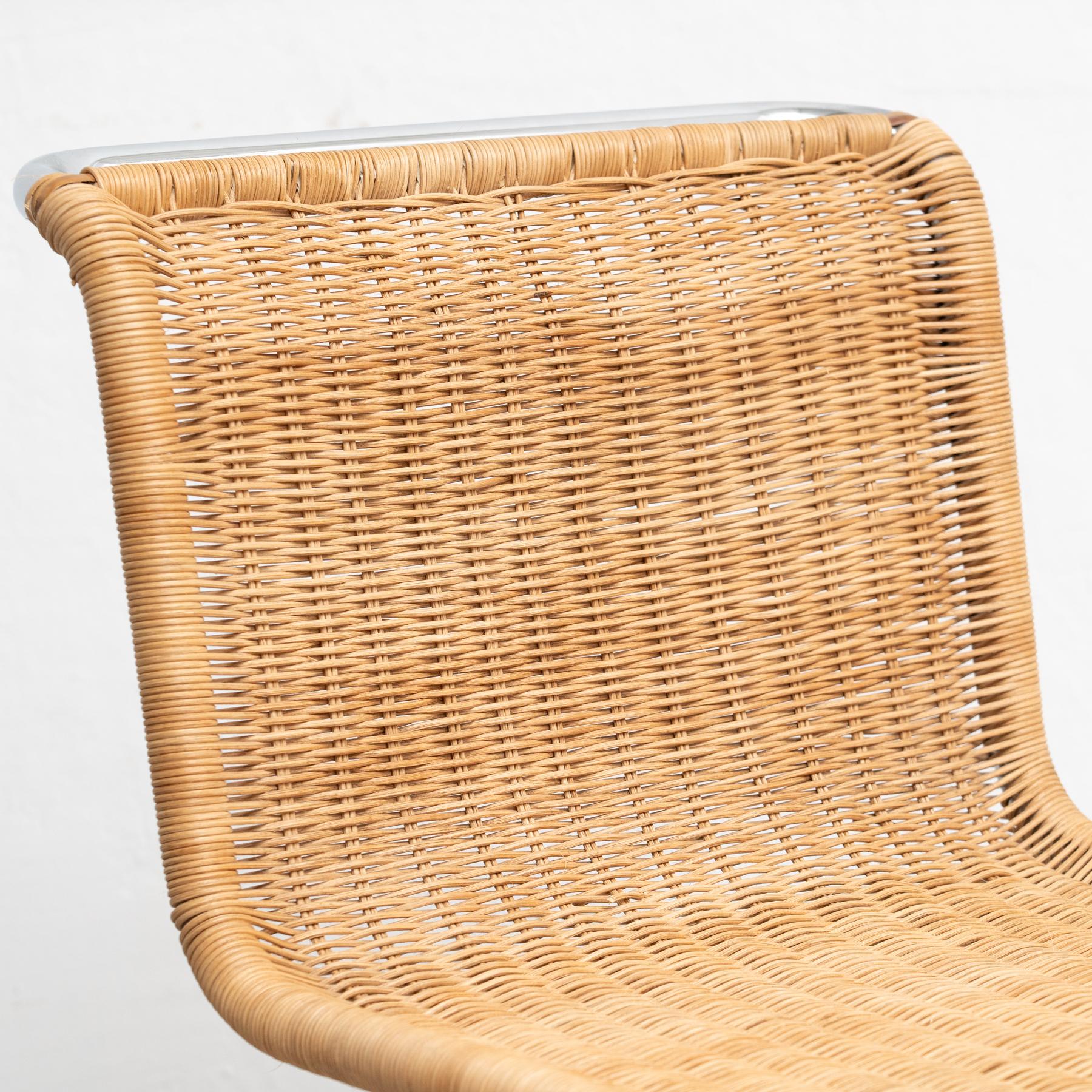 Mies Van Der Rohe B42 Rattan Sessel, um 1960 im Angebot 6