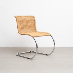 Mies Van Der Rohe B42 Rattan Easy Chair, circa 1960