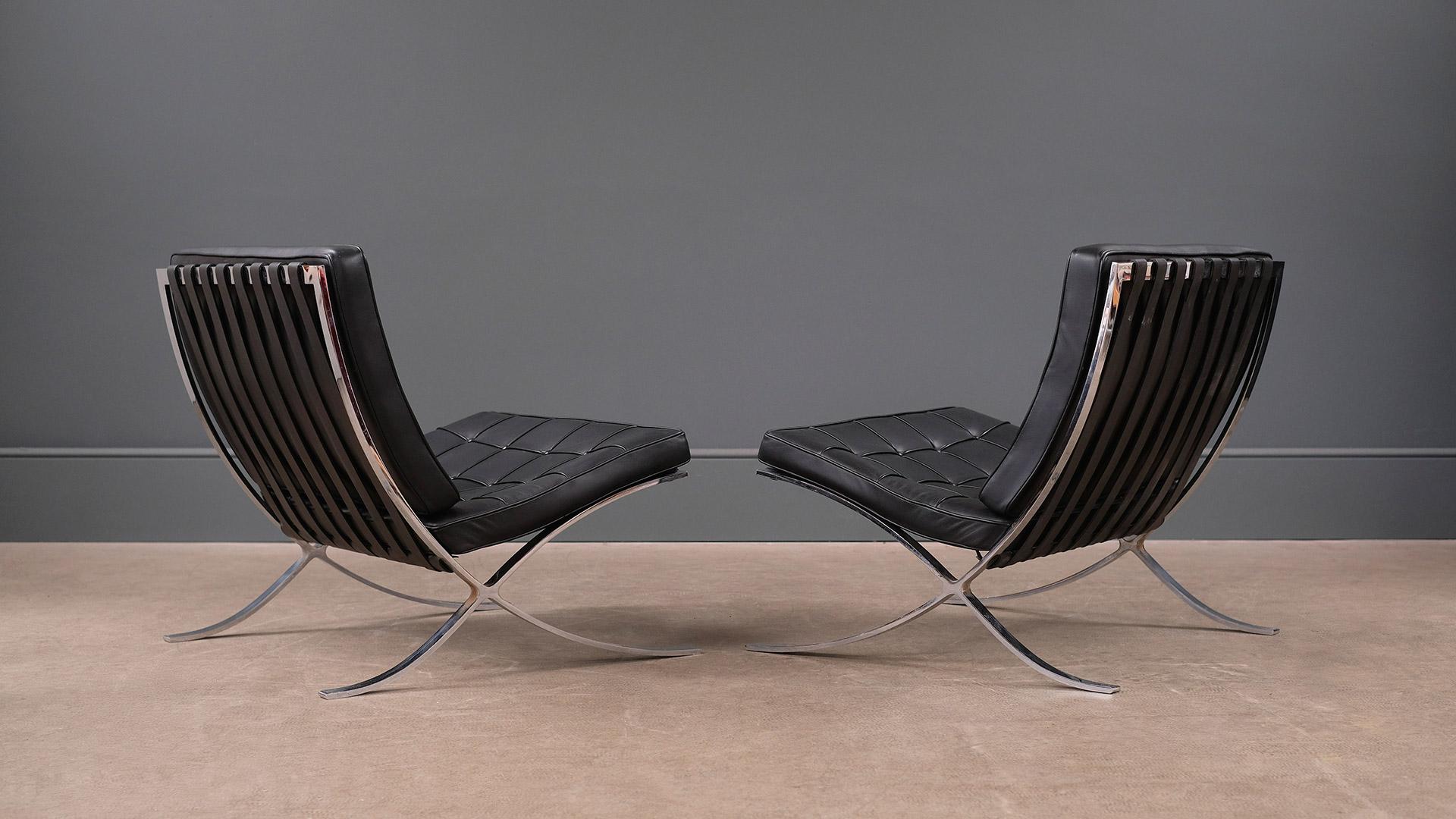 German Mies Van Der Rohe Barcelona Chairs