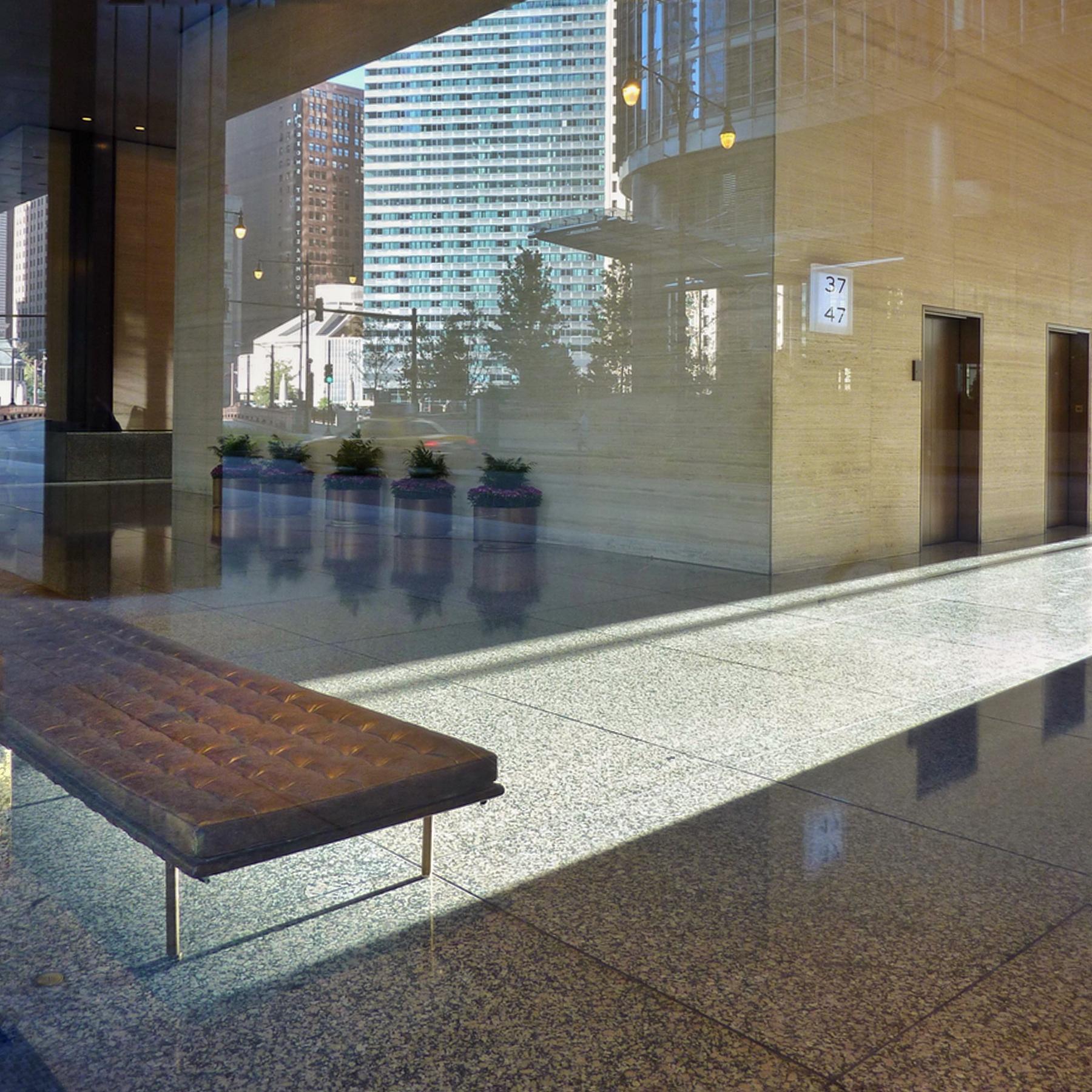 20th Century Mies van der Rohe Barcelona Chairs from the IBM Building