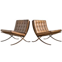 Used Mies van der Rohe Barcelona Chairs from the IBM Building