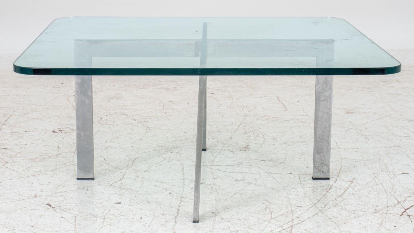 Modern Mies van der Rohe Barcelona Coffee Table For Sale