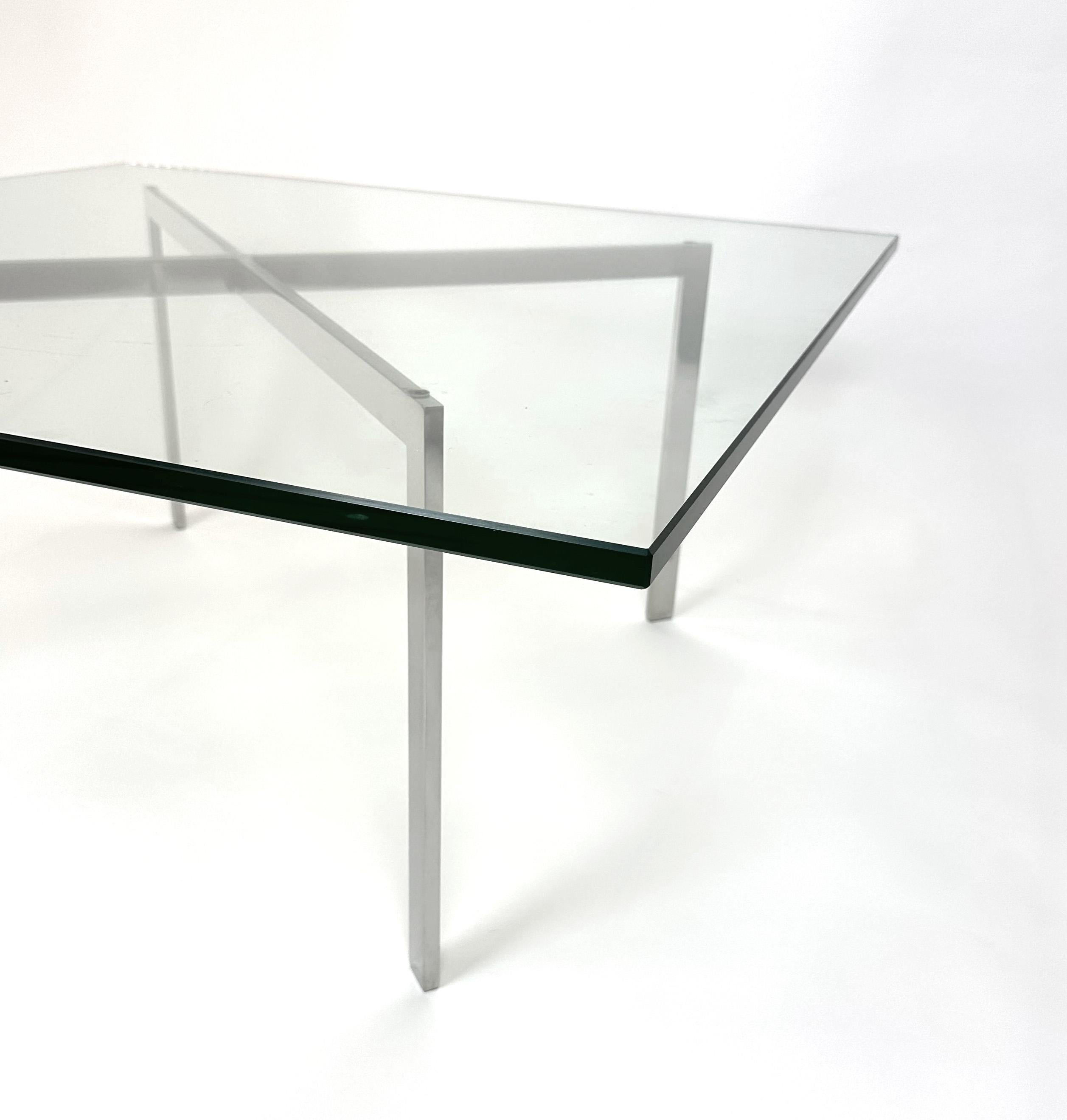 Mies van der Rohe Barcelona Coffee Table, Polished Chrome, 