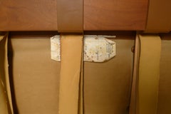 Mies van Dder Rohe, Barcelona Daybed for Knoll, Chocolater Brown and Early Label