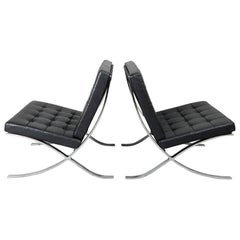 Mies van der Rohe Barcelona Lounge Chairs by Fasem, Italy