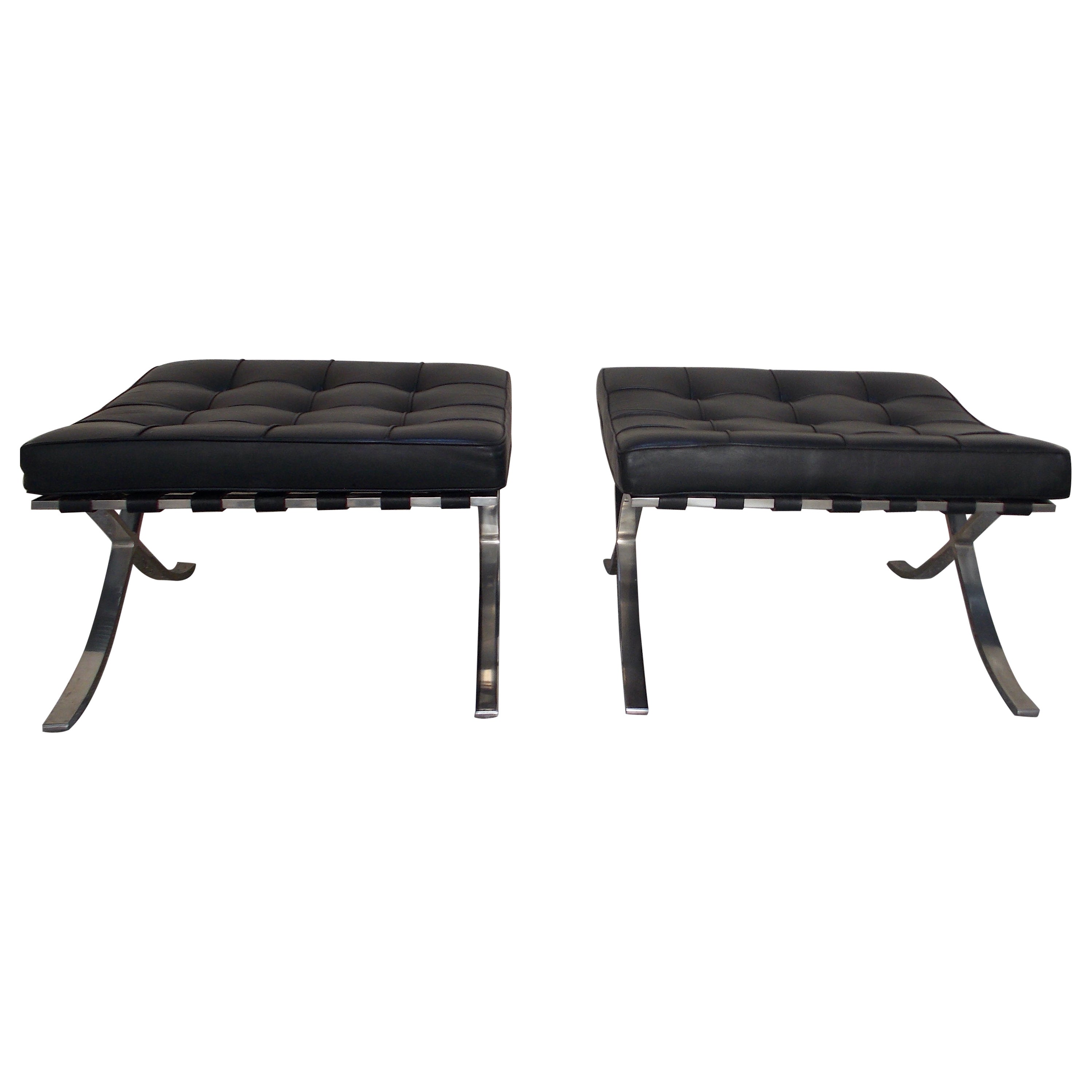 Mies van der Rohe Barcelona Polsterhocker/Hocker von Knoll