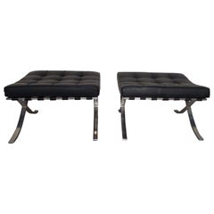 Ottomani/sgabelli Mies van der Rohe Barcelona di Knoll