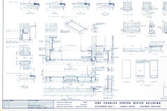 Mies van der Rohe Blueprint, One Charles Center, Baltimore, Zeitplan für die Tür