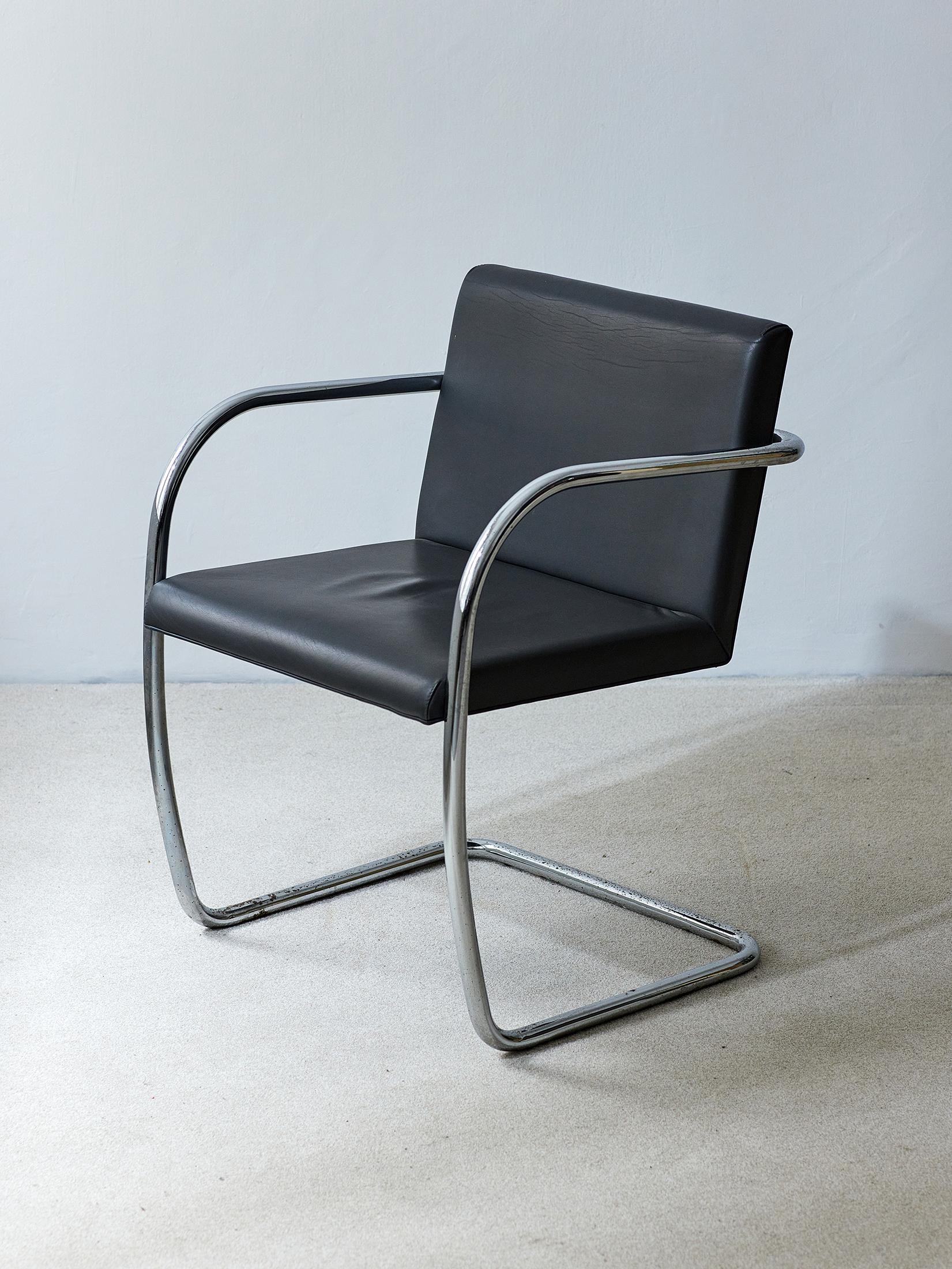 Sedia Mies van der Rohe Brno Knoll 1960s In condizioni buone in vendita a Debrecen, HU