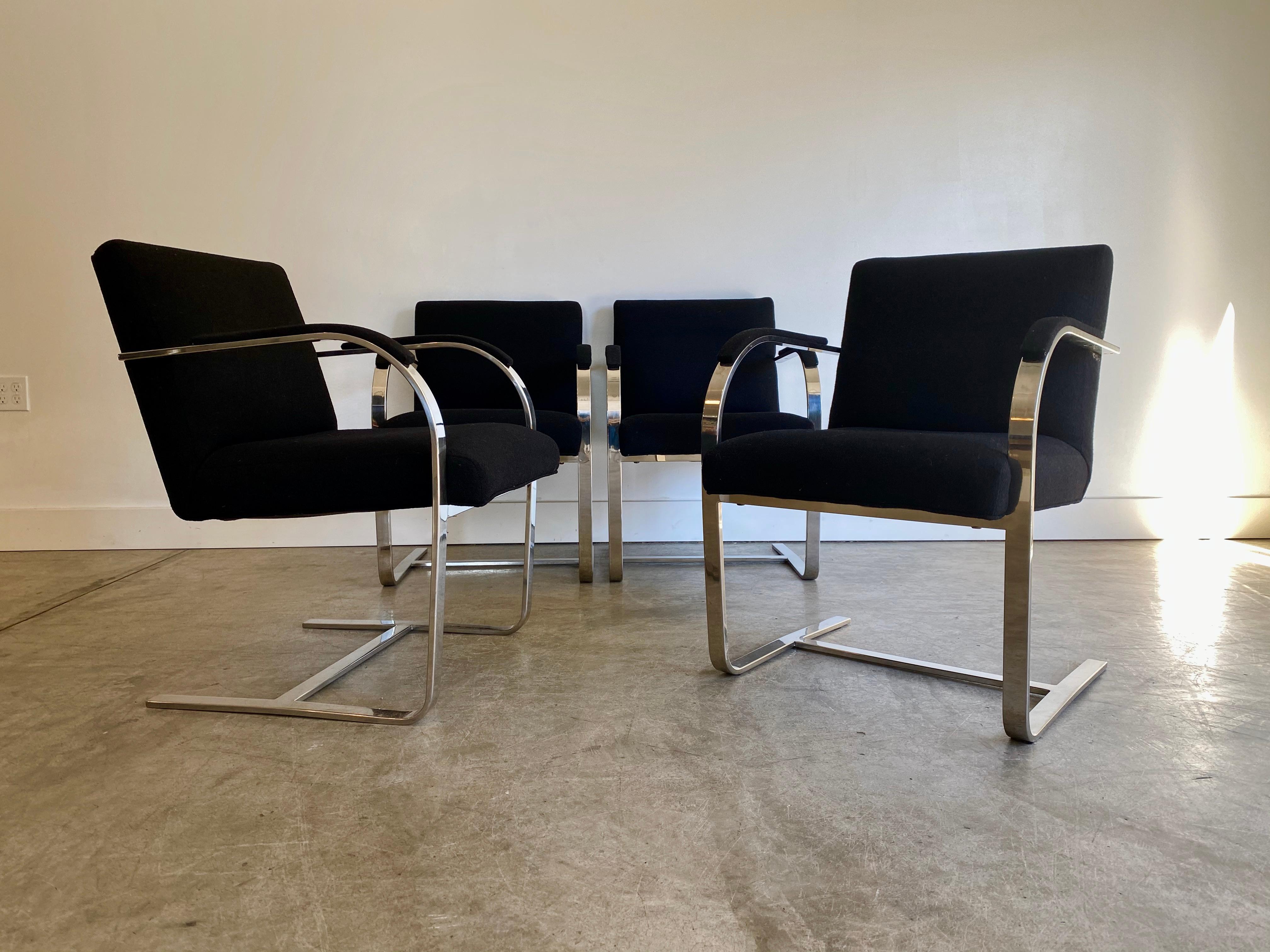 Mid-Century Modern Mies van der Rohe Brno Club Chairs