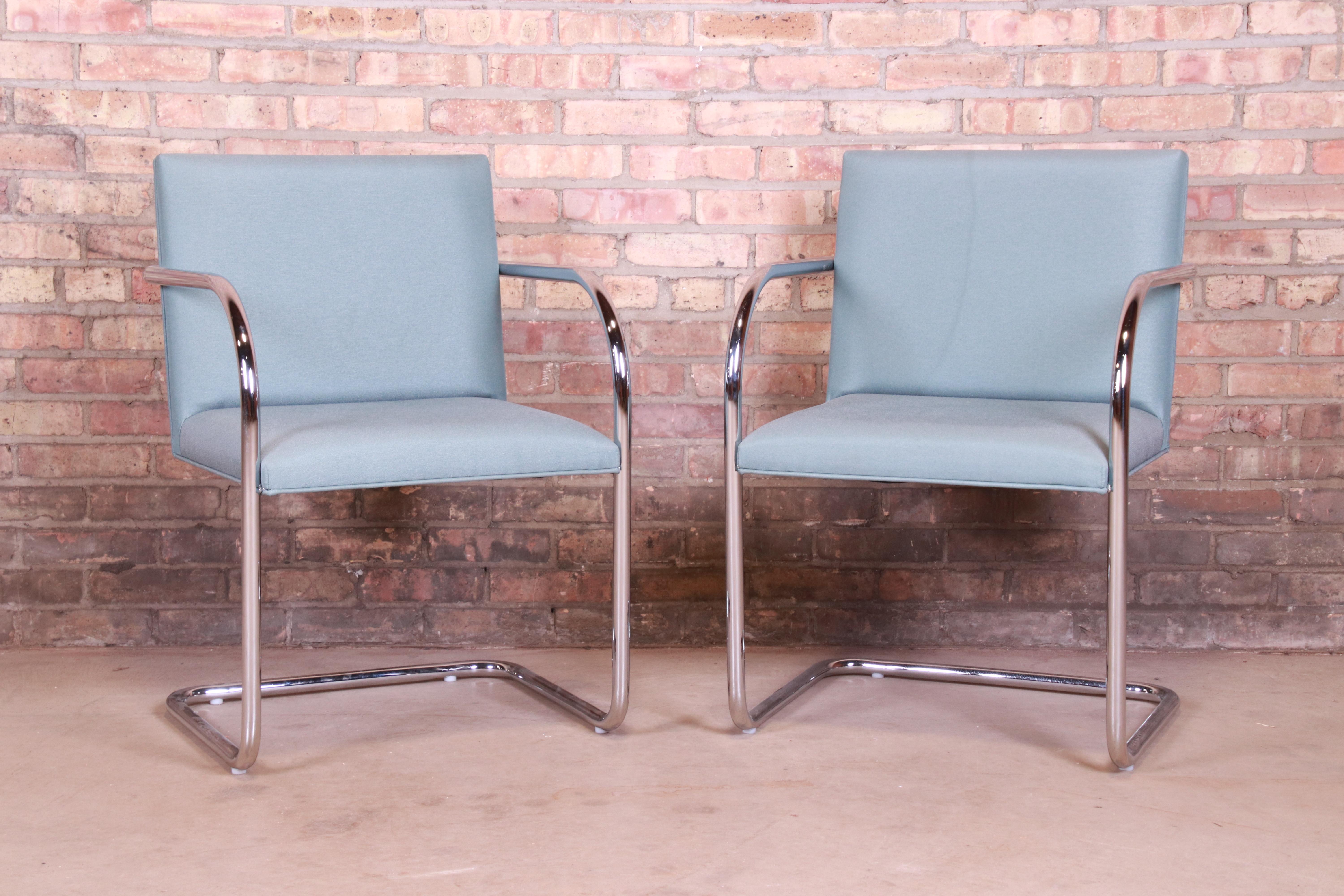 20th Century Mies van der Rohe Brno Club Chairs, Pair