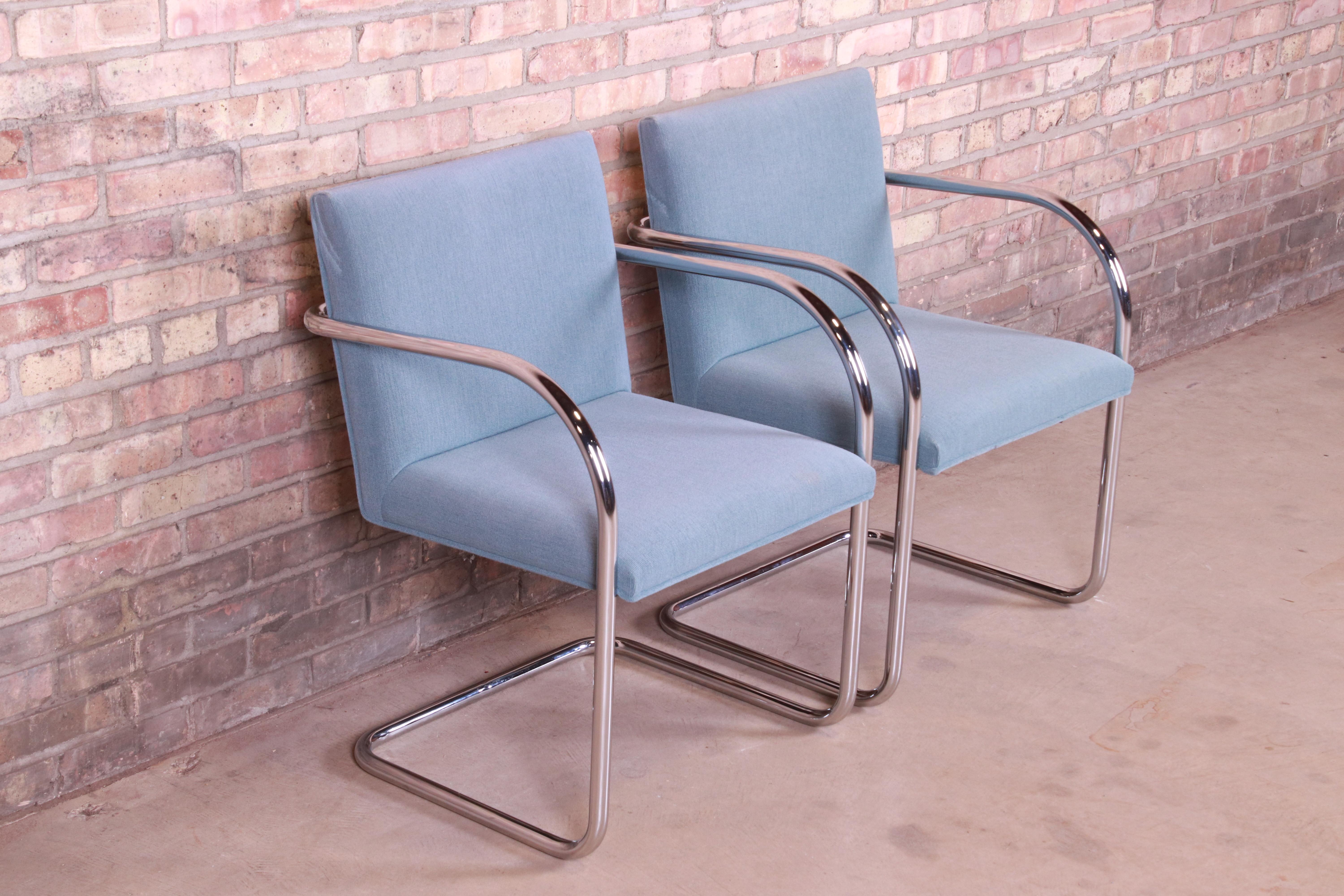 20th Century Mies Van Der Rohe Brno Club Chairs, Pair