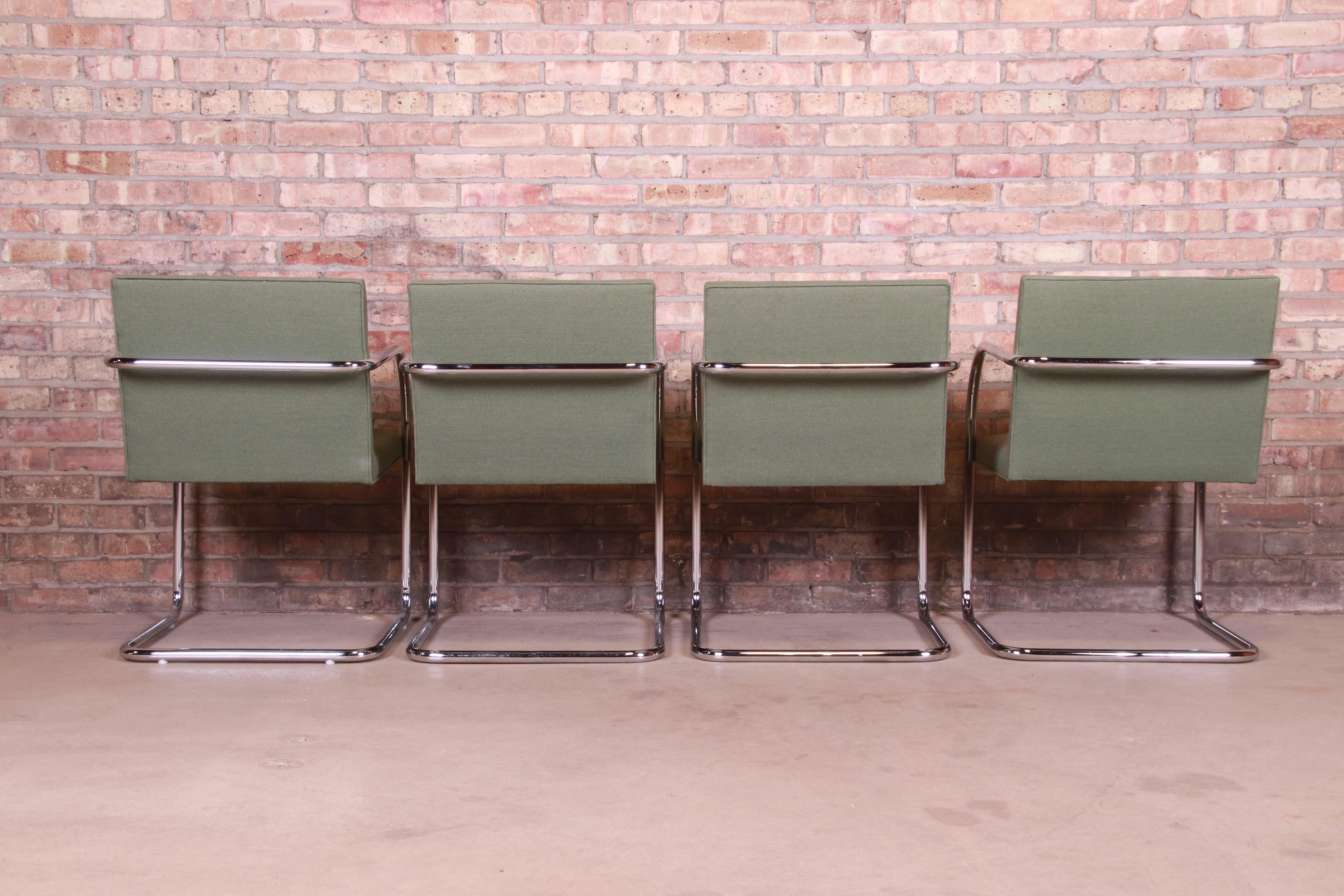 20th Century Mies Van Der Rohe Brno Club Chairs, Set of Four