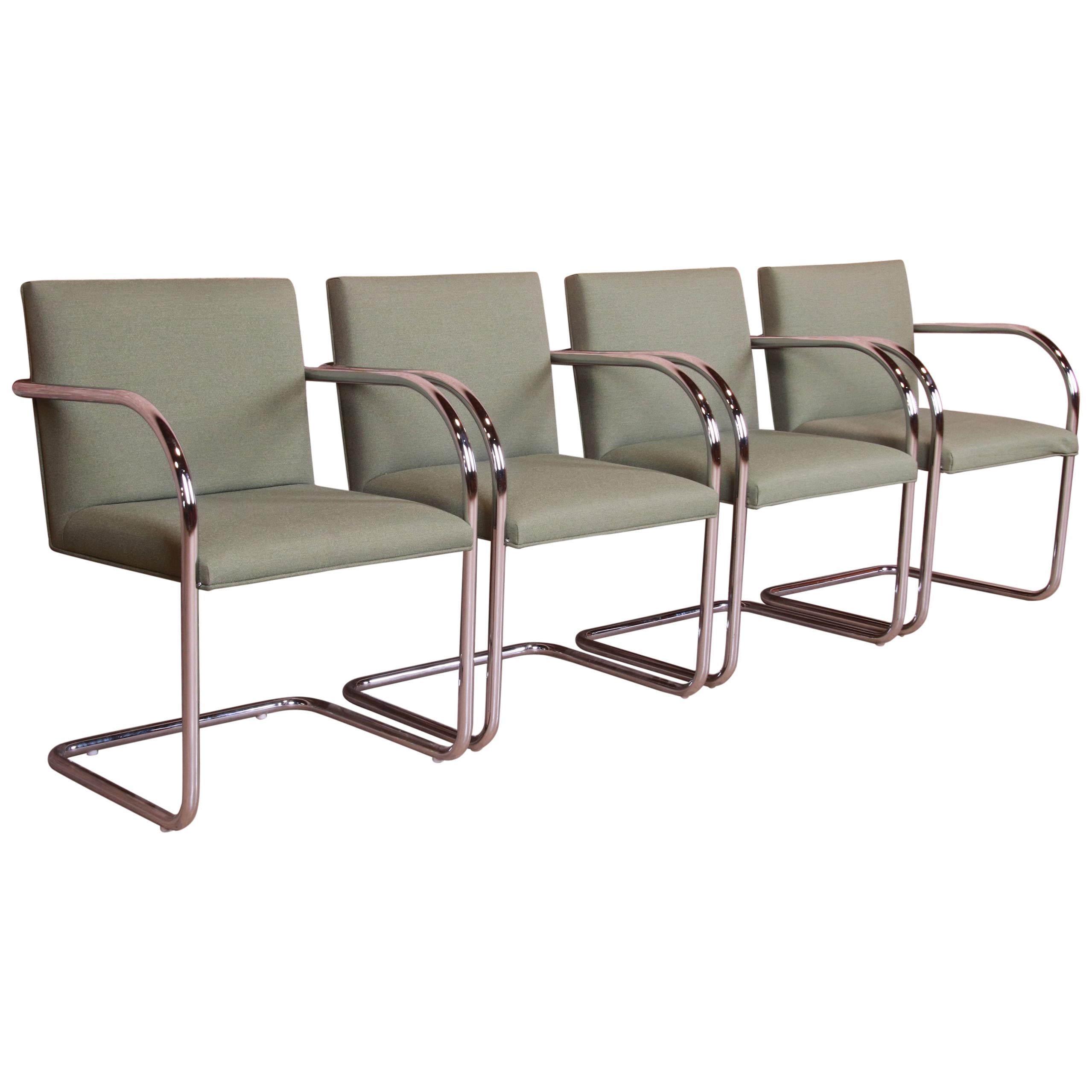 Mies Van Der Rohe Brno Club Chairs, Set of Four