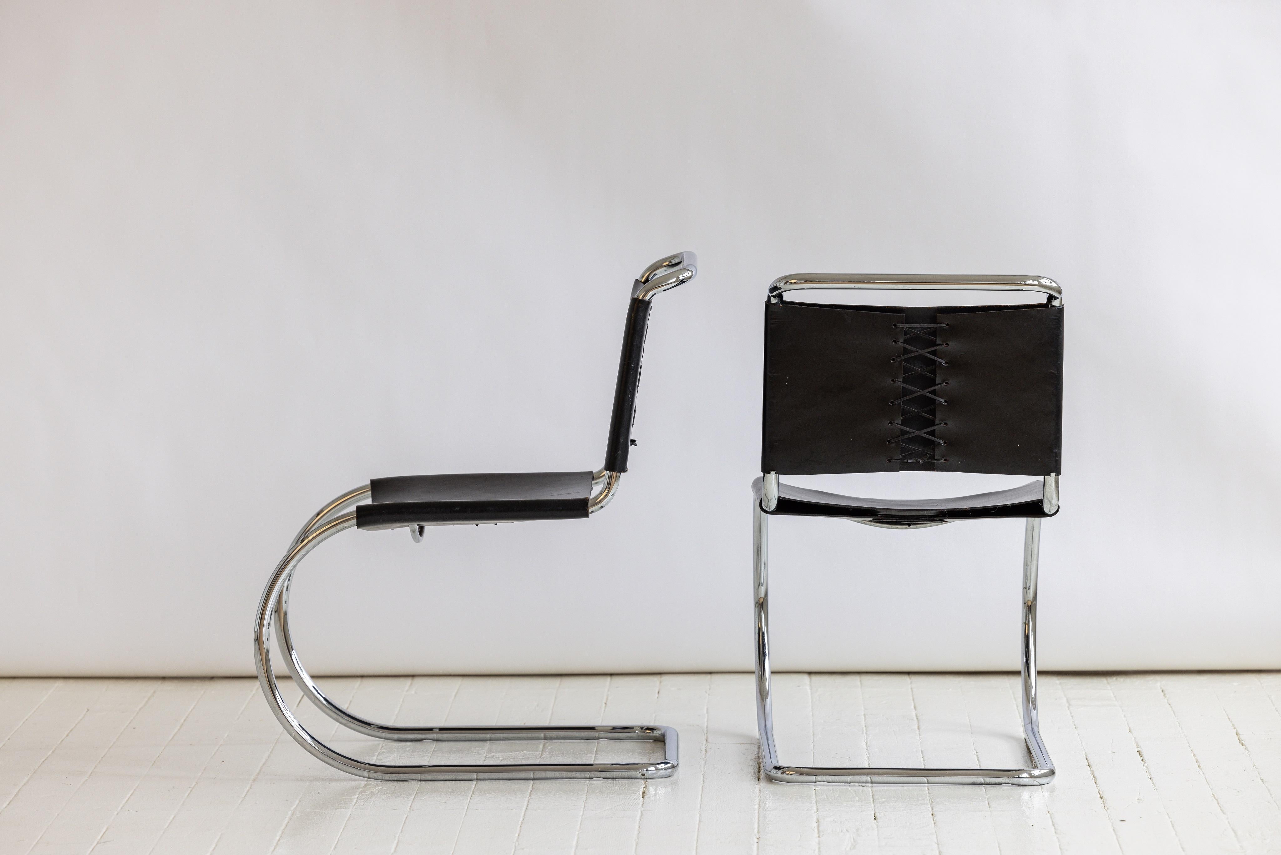 Mid-Century Modern Mies van der Rohe Chairs For Sale
