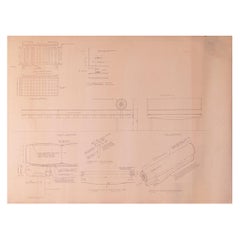 Mies van der Rohe Design Drawing, Couch