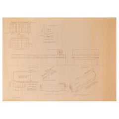 Mies van der Rohe Design Drawing, Couch