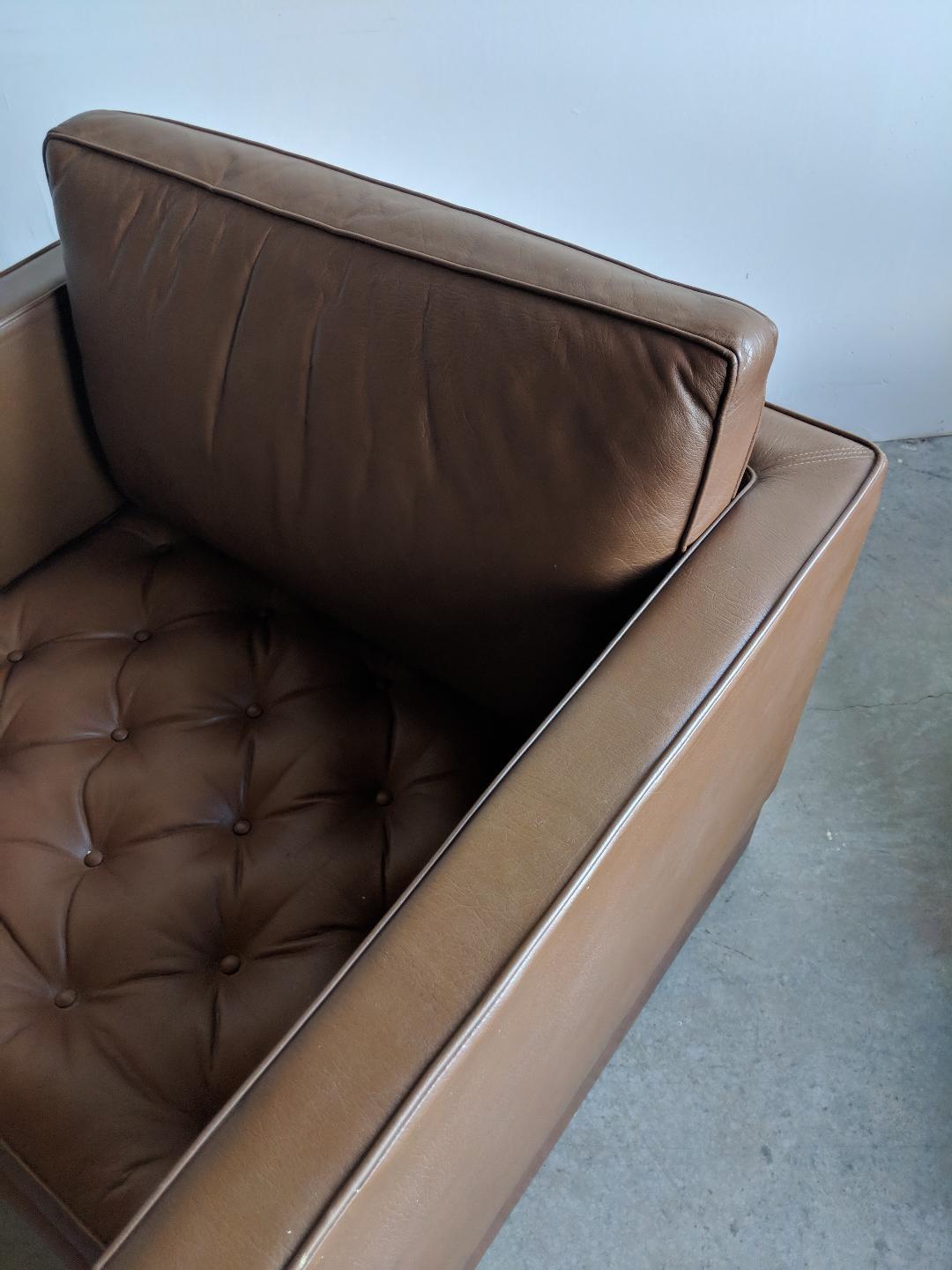 20th Century Mies van der Rohe Designed Lounge Chair, circa 1968