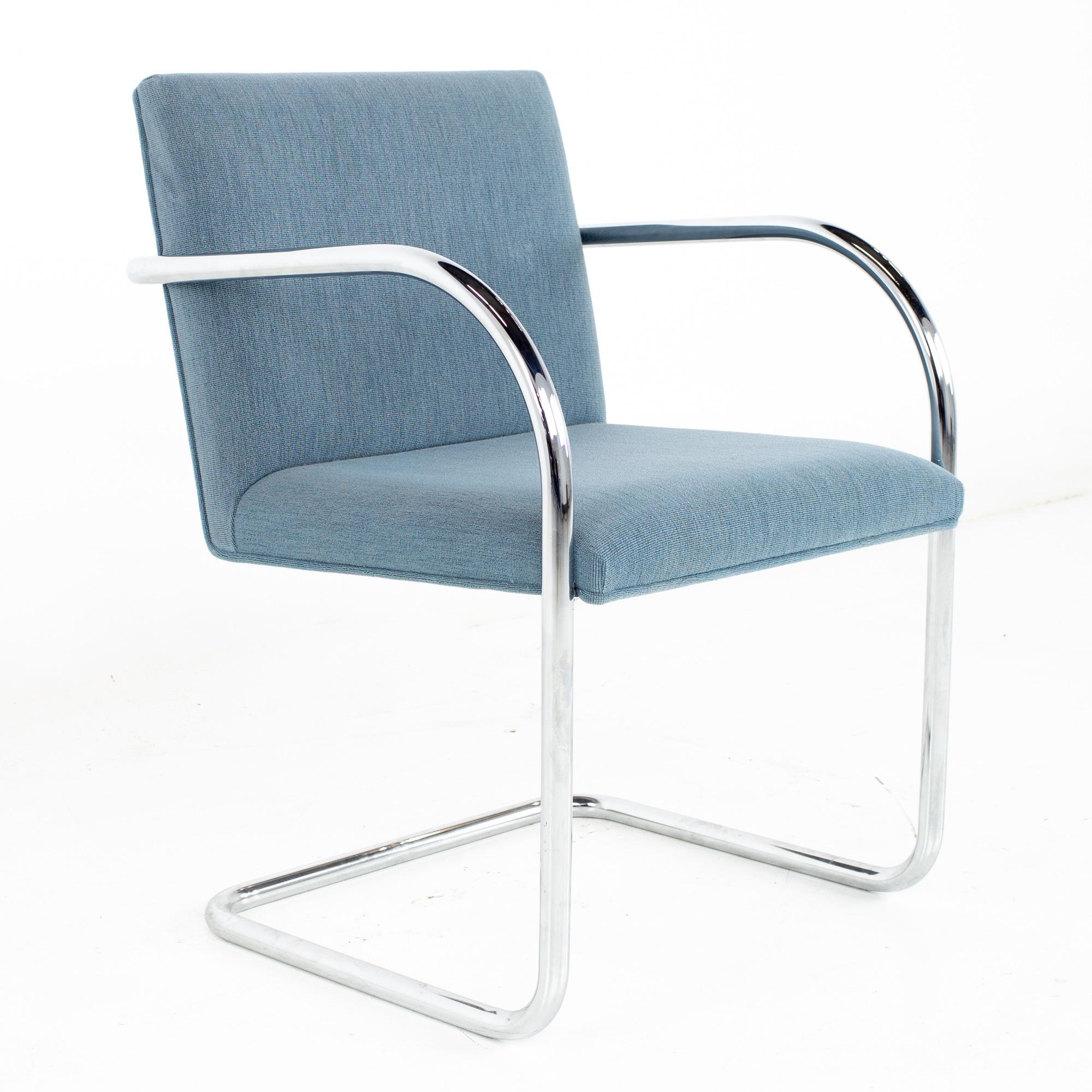 Mies Van Der Rohe for Gordon International BRNO MCM Tubular Arm Chair, Set 12 2