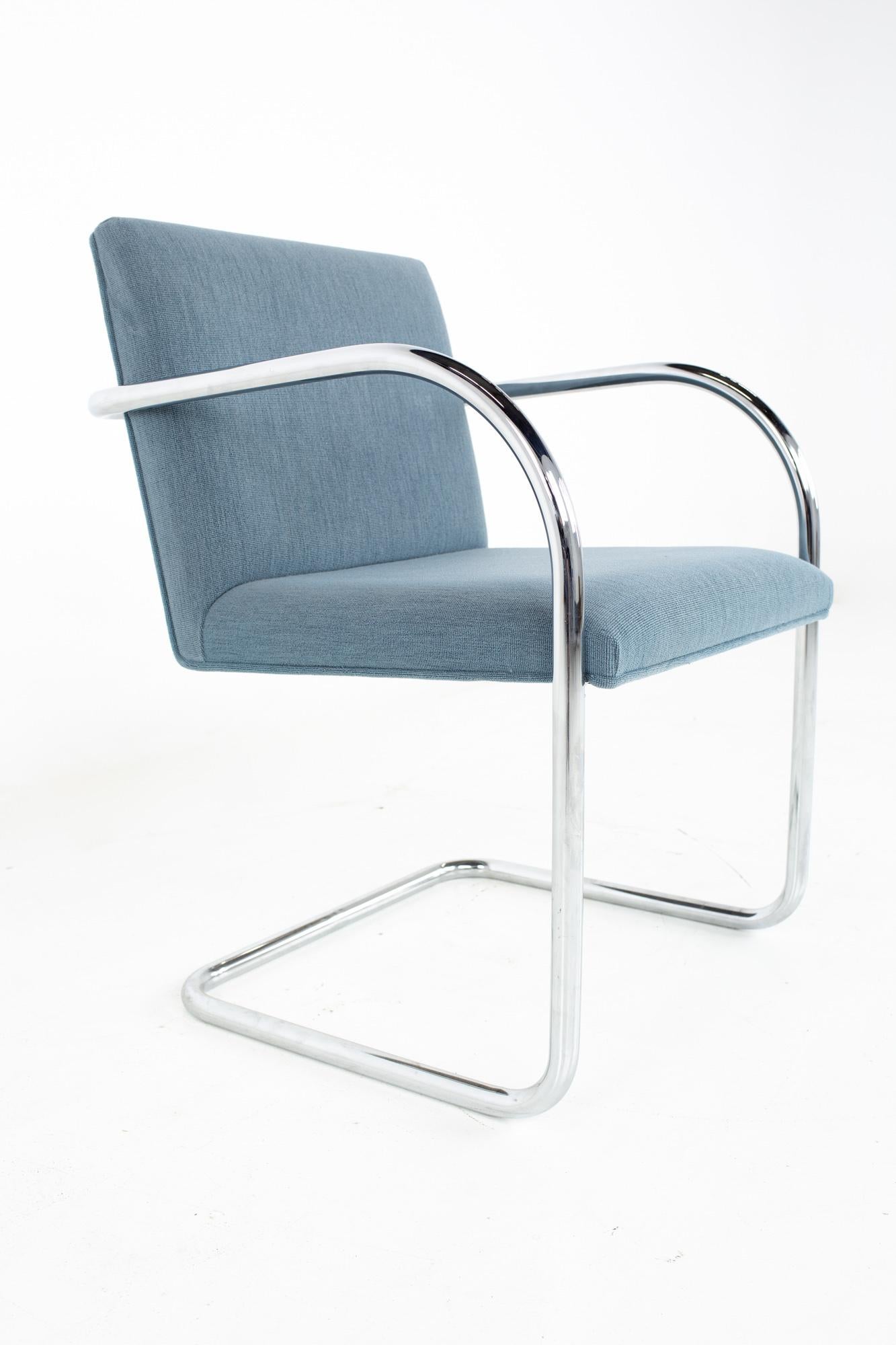 Mies Van Der Rohe for Gordon International BRNO MCM Tubular Arm Chair, Set 12 5