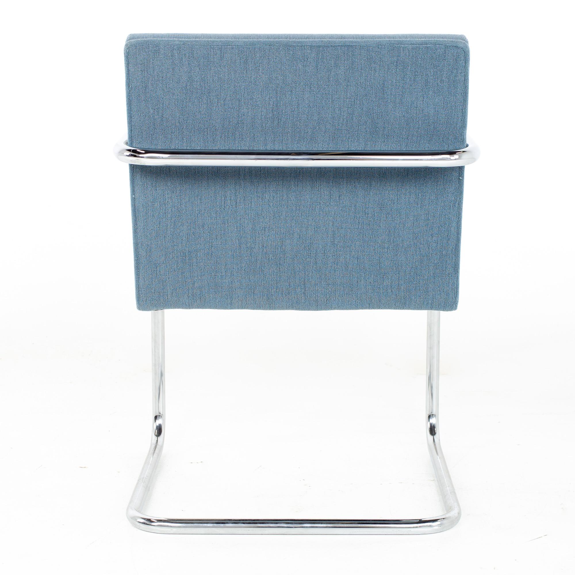 Mies Van Der Rohe for Gordon International BRNO MCM Tubular Arm Chair, Set 12 9