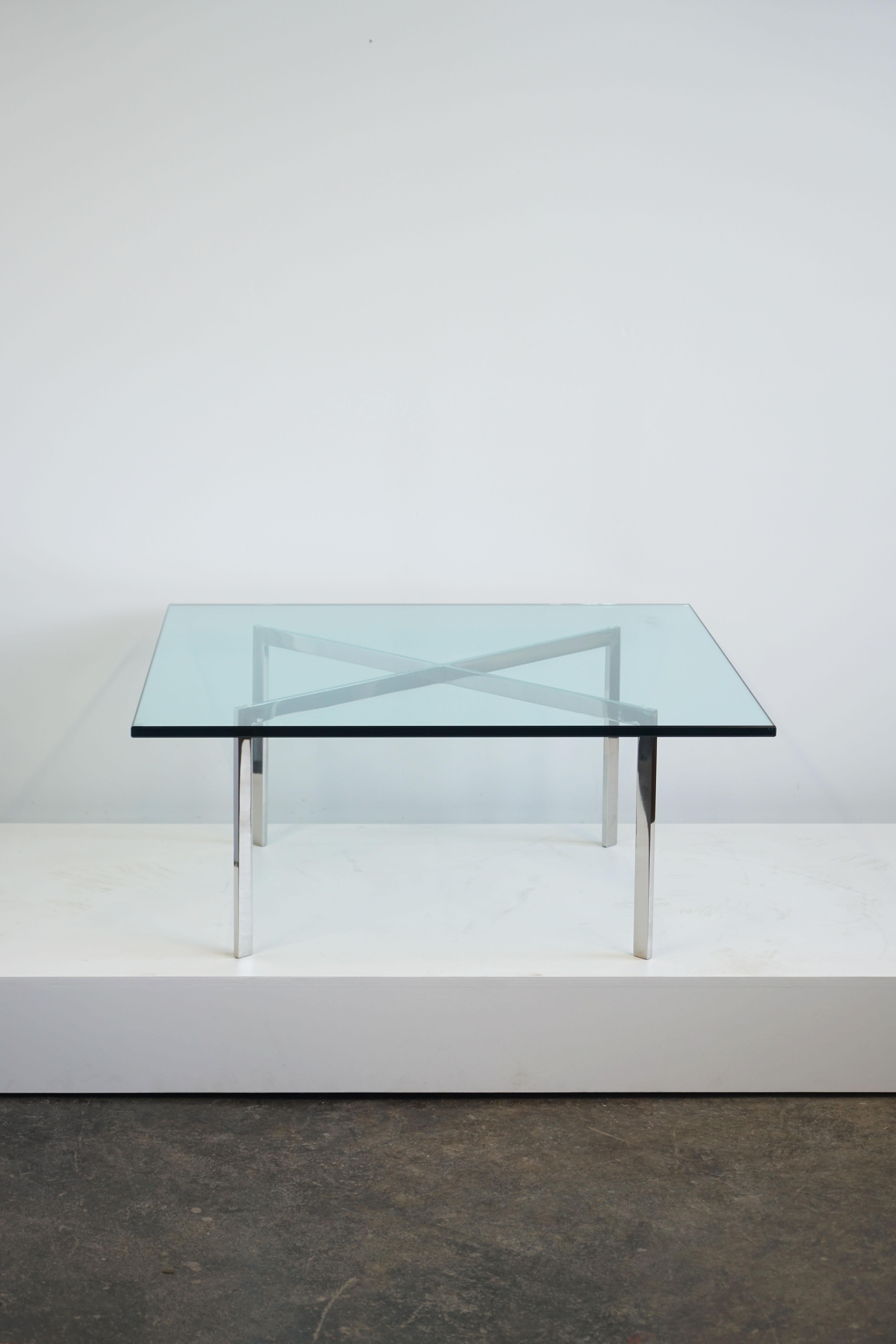 Mies Van Der Rohe for Knoll Barcelona Coffee Table, near perfect 1