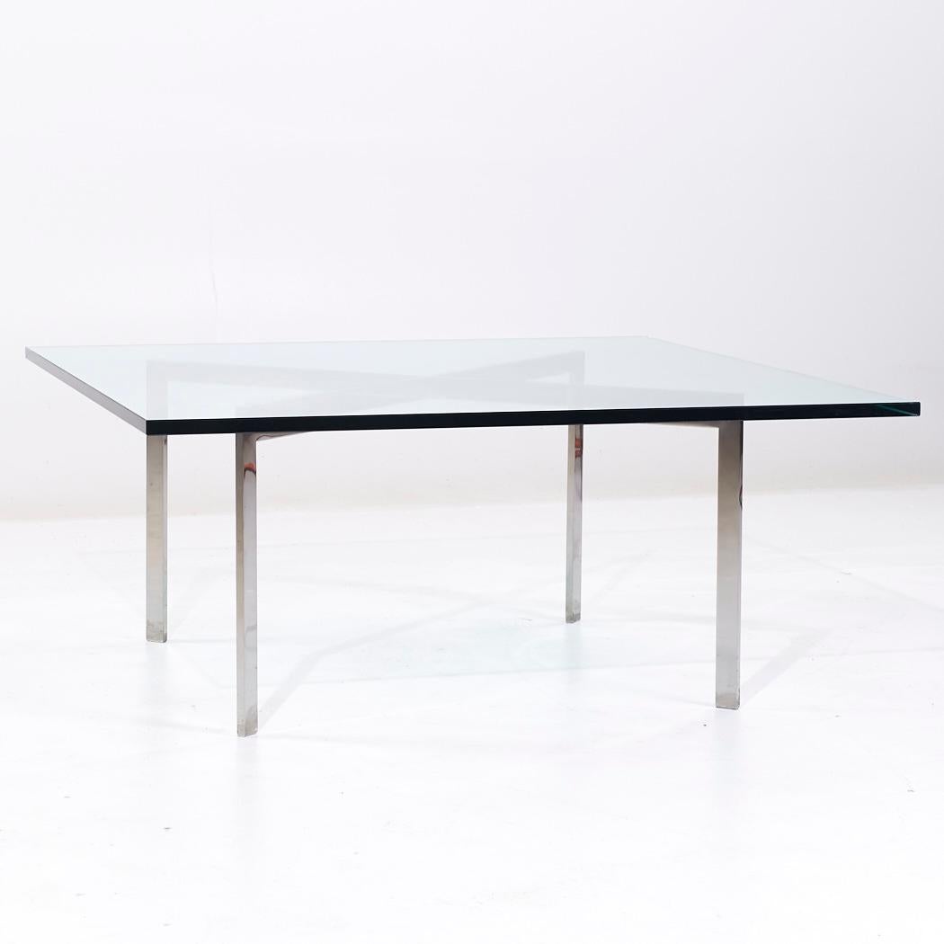 Américain Table basse du milieu du siècle dernier Mies van der Rohe pour Knoll Barcelona en vente