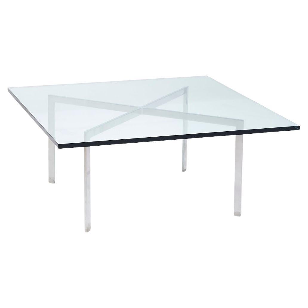Mies van der Rohe für Knoll Barcelona, Couchtisch aus der Mitte des Jahrhunderts