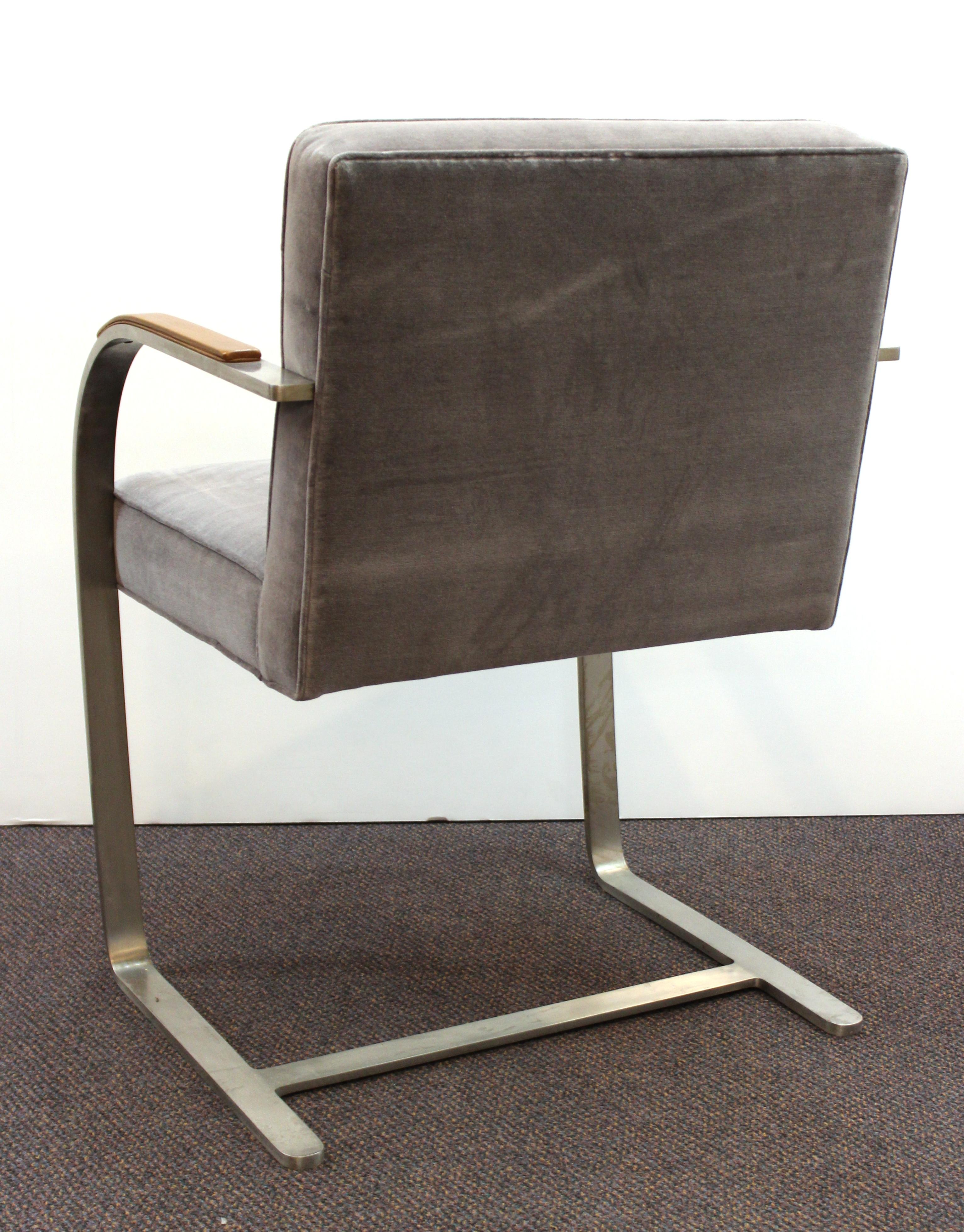 Mid-20th Century Mies van der Rohe for Knoll Brno Armchairs
