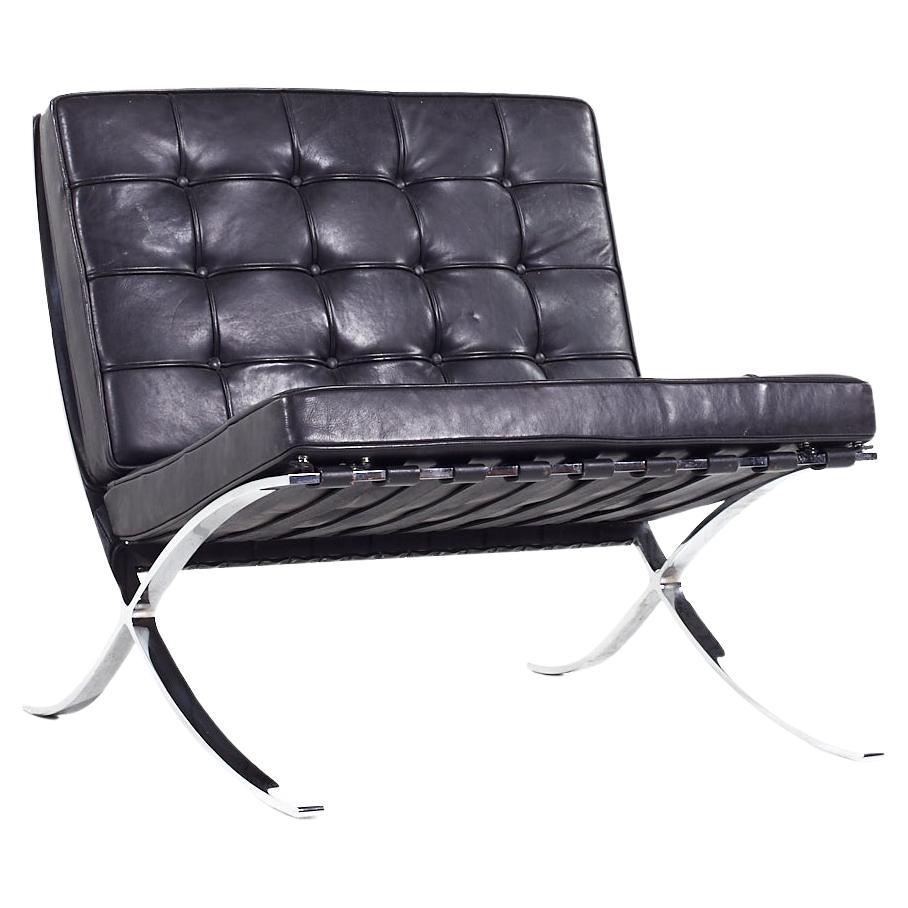 SOLD 02/23/24Mies van der Rohe for Knoll MCM Barcelona Chrome Frame Lounge Chair