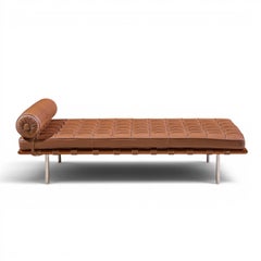 Mies van der Rohe for Knoll Mid Century Barcelona Daybed Chaise