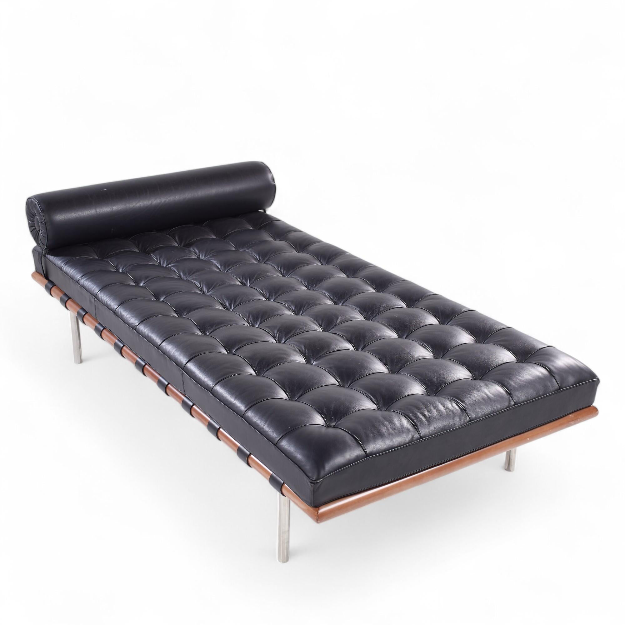Mies van der Rohe Knoll Mid Century Barcellona Daybed Chaise in vendita 3