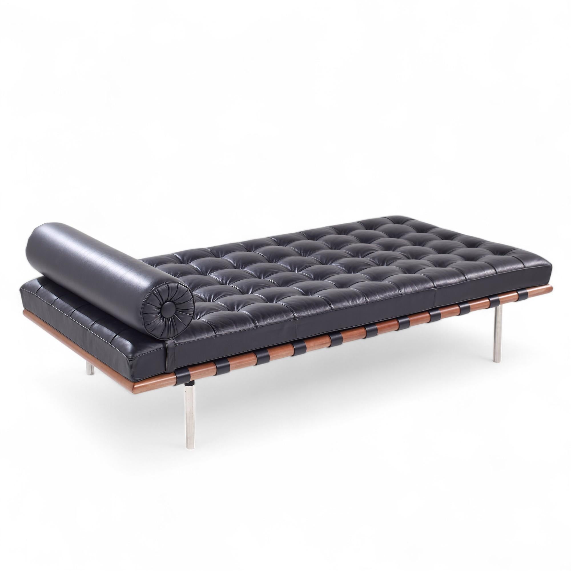 XX secolo Mies van der Rohe Knoll Mid Century Barcellona Daybed Chaise in vendita