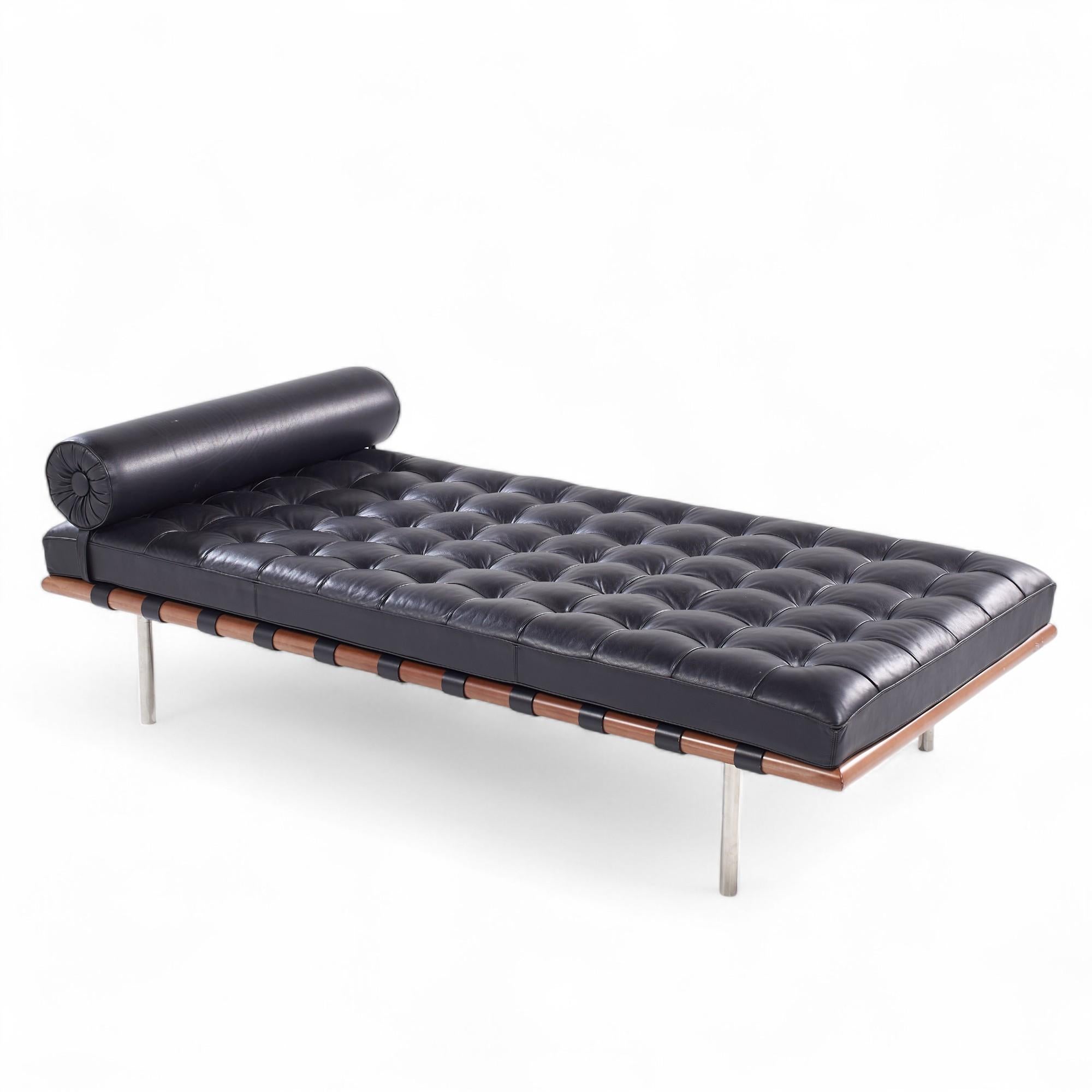 Mies van der Rohe Knoll Mid Century Barcellona Daybed Chaise in vendita 1
