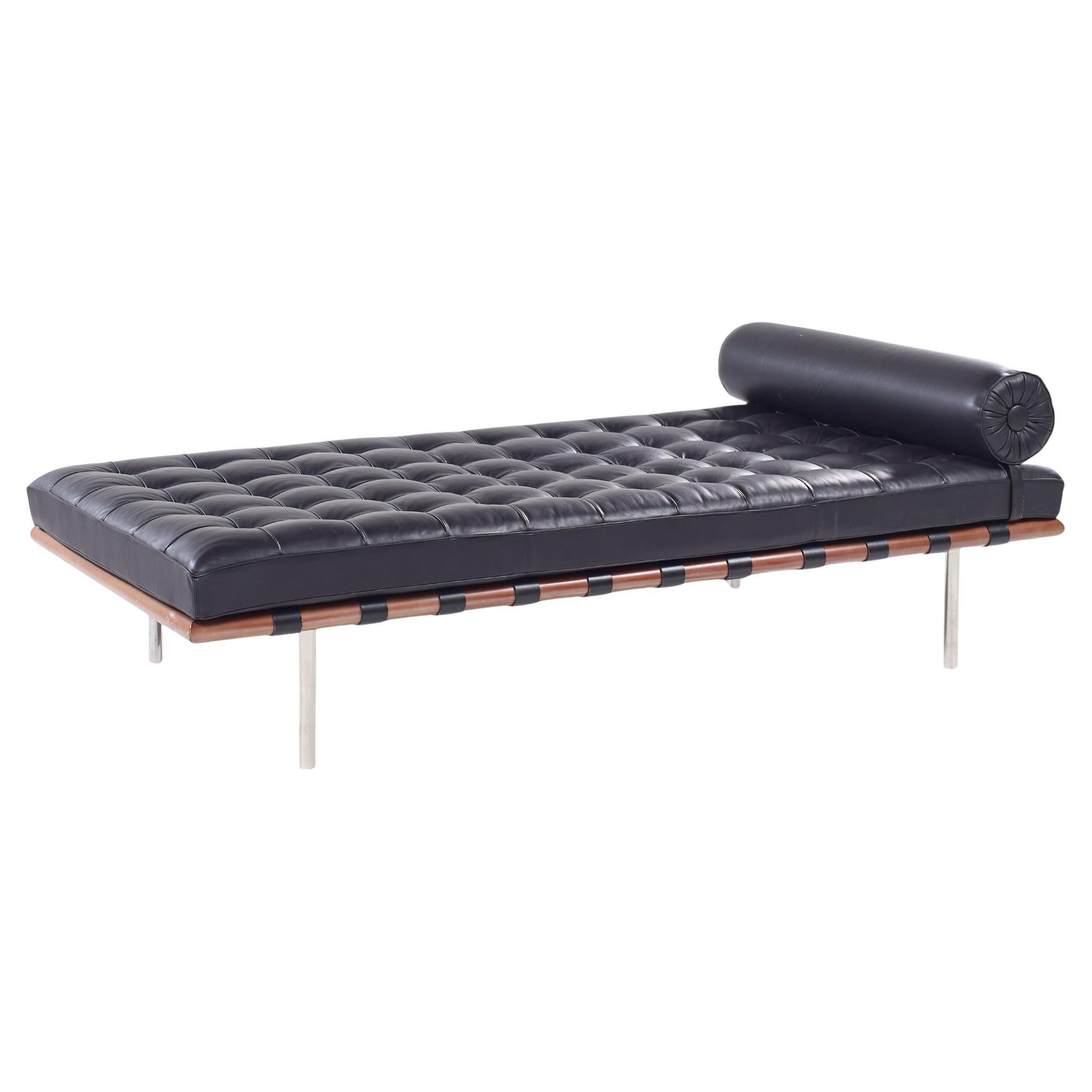 Mies van der Rohe Knoll Mid Century Barcellona Daybed Chaise in vendita
