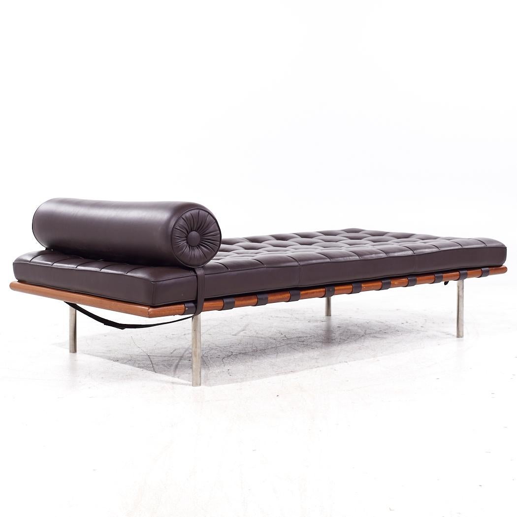Late 20th Century Mies van der Rohe Knoll Mid Century Barcelona Daybed For Sale