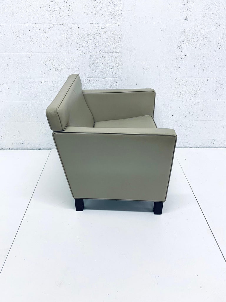 Late 20th Century Mies van der Rohe Krefeld Leather Club Chair for Knoll International For Sale