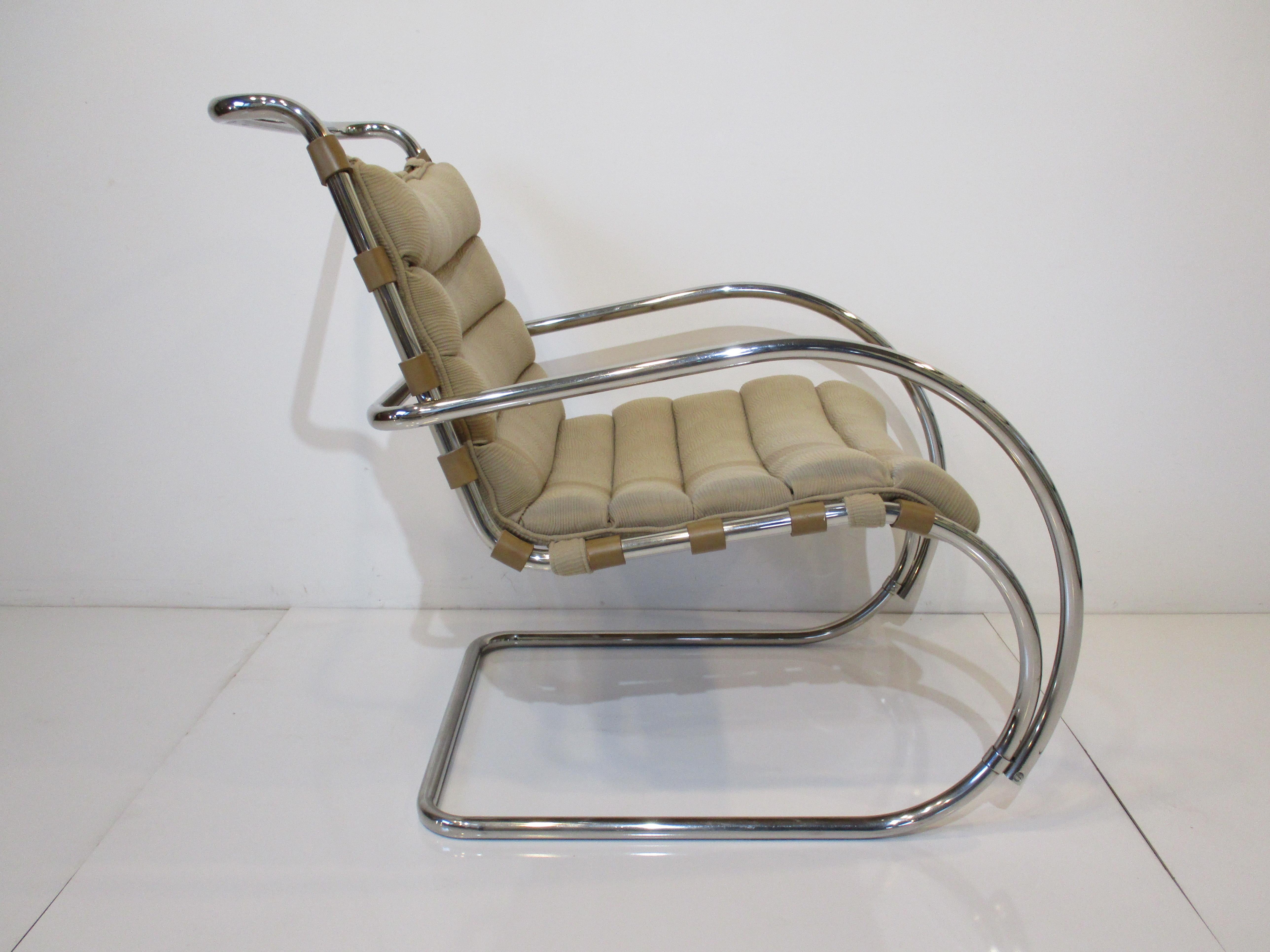 Bauhaus Mies Van der Rohe Lounge Chair for Knoll 
