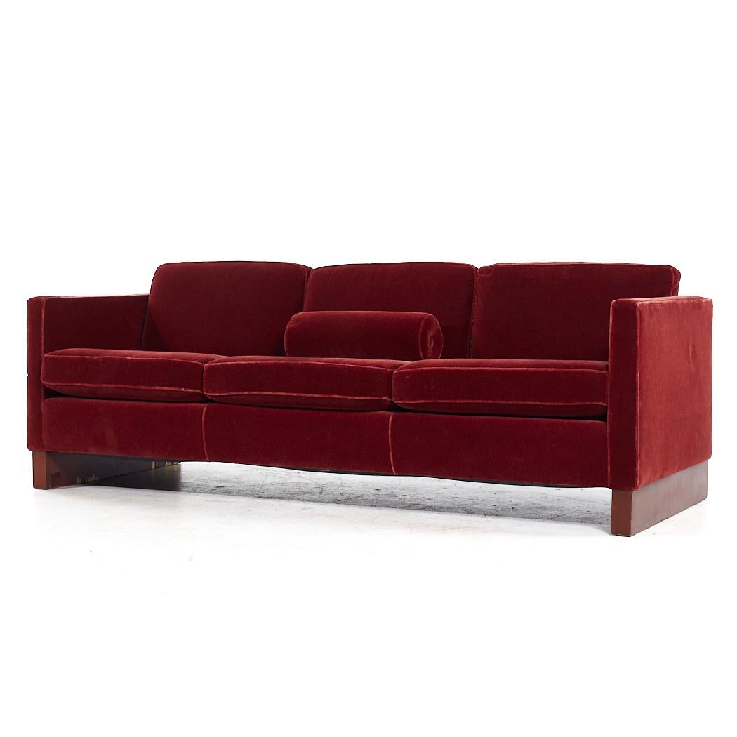 Mies van der Rohe Mid Century Sofa (Moderne der Mitte des Jahrhunderts) im Angebot