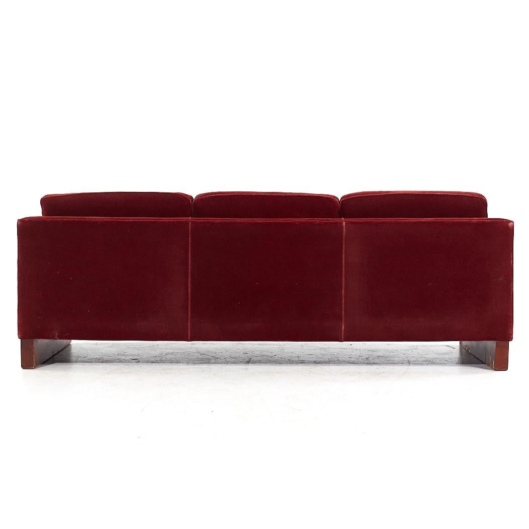 American Mies van der Rohe Mid Century Sofa For Sale