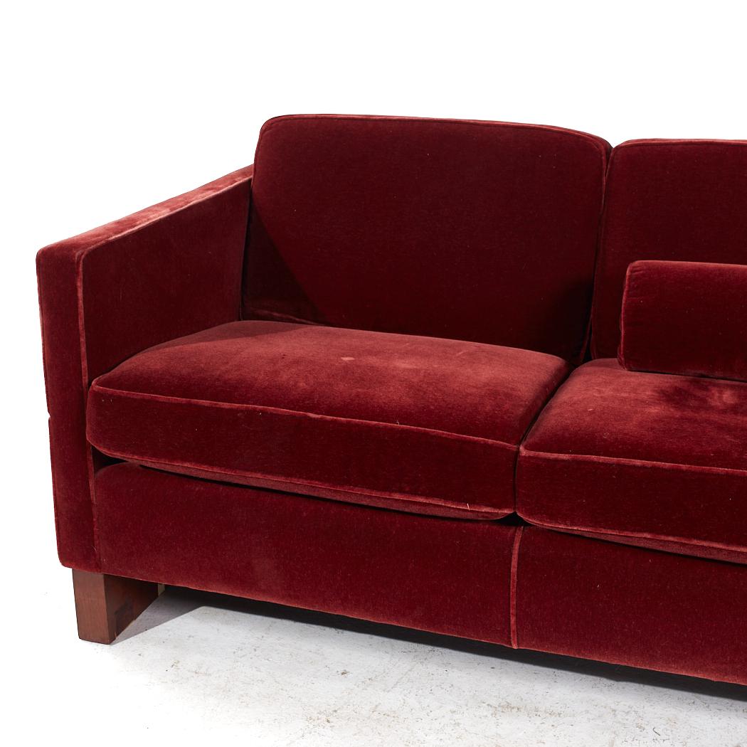 Late 20th Century Mies van der Rohe Mid Century Sofa For Sale
