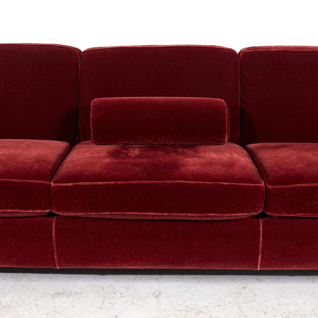 Upholstery Mies van der Rohe Mid Century Sofa For Sale