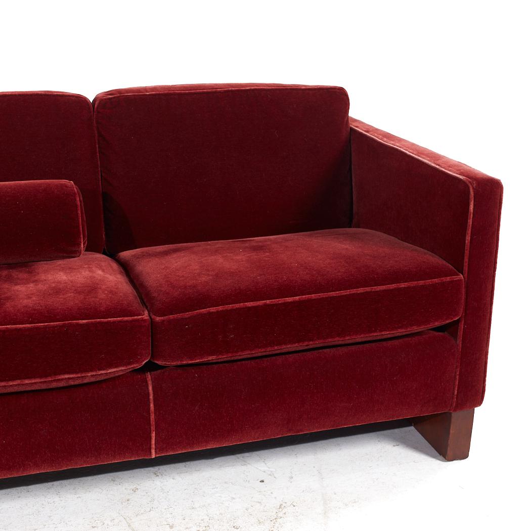 Mies van der Rohe Mid Century Sofa For Sale 1