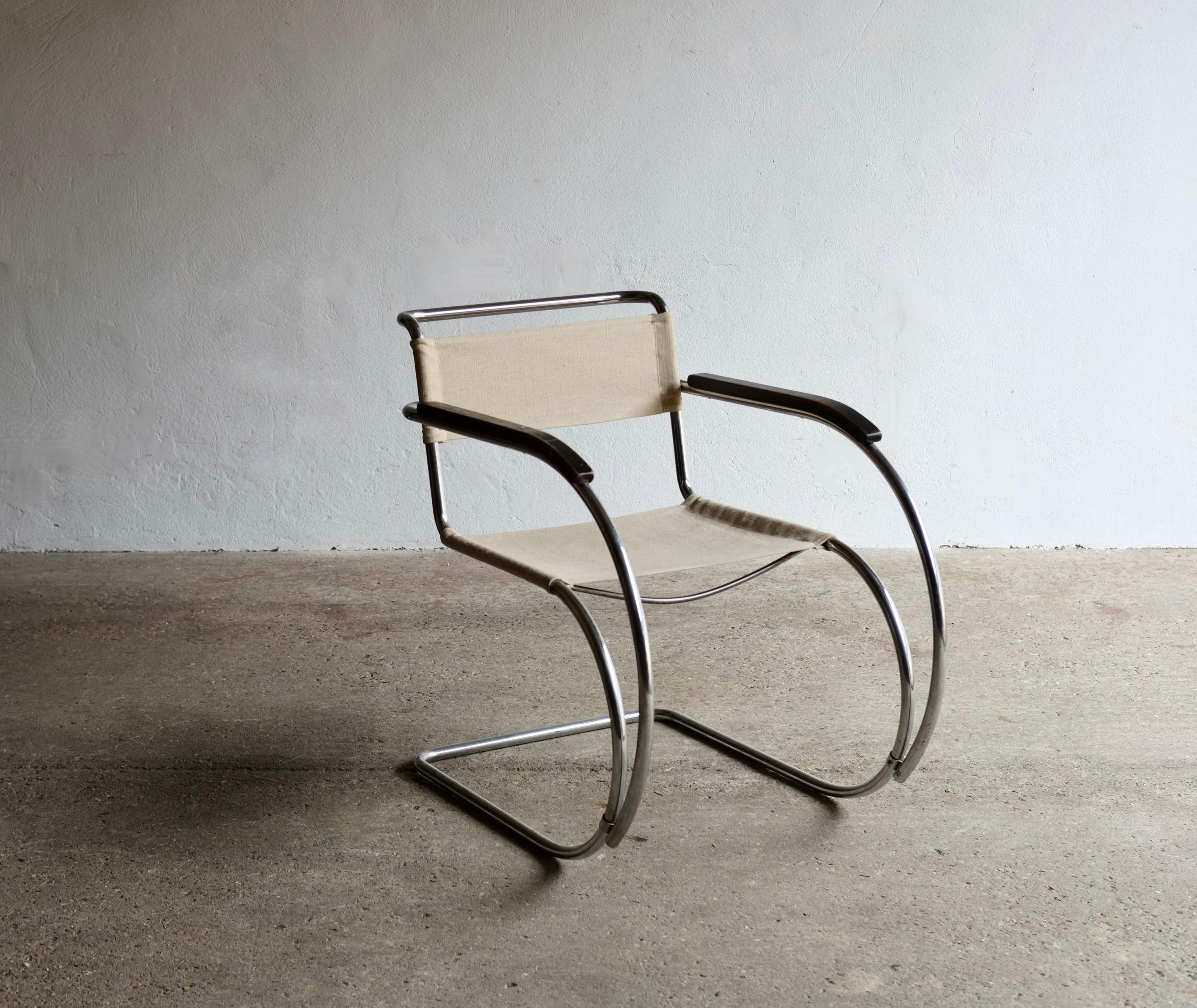 Mies Van Der Rohe MR 534 / MR 20 Armchair, Early Edition 9